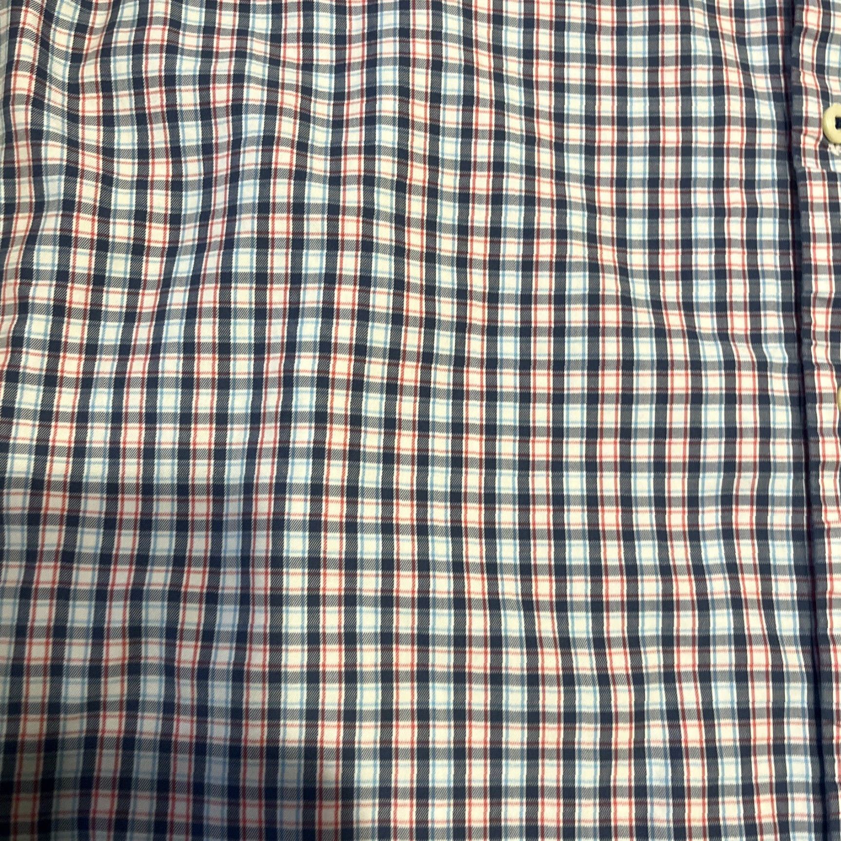 Peter Millar PETER MILLAR MENS BLUE PLAID BUTTON-UP SHIRT L SHIRT EUC Size US L / EU 52-54 / 3 - 2 Thumbnail