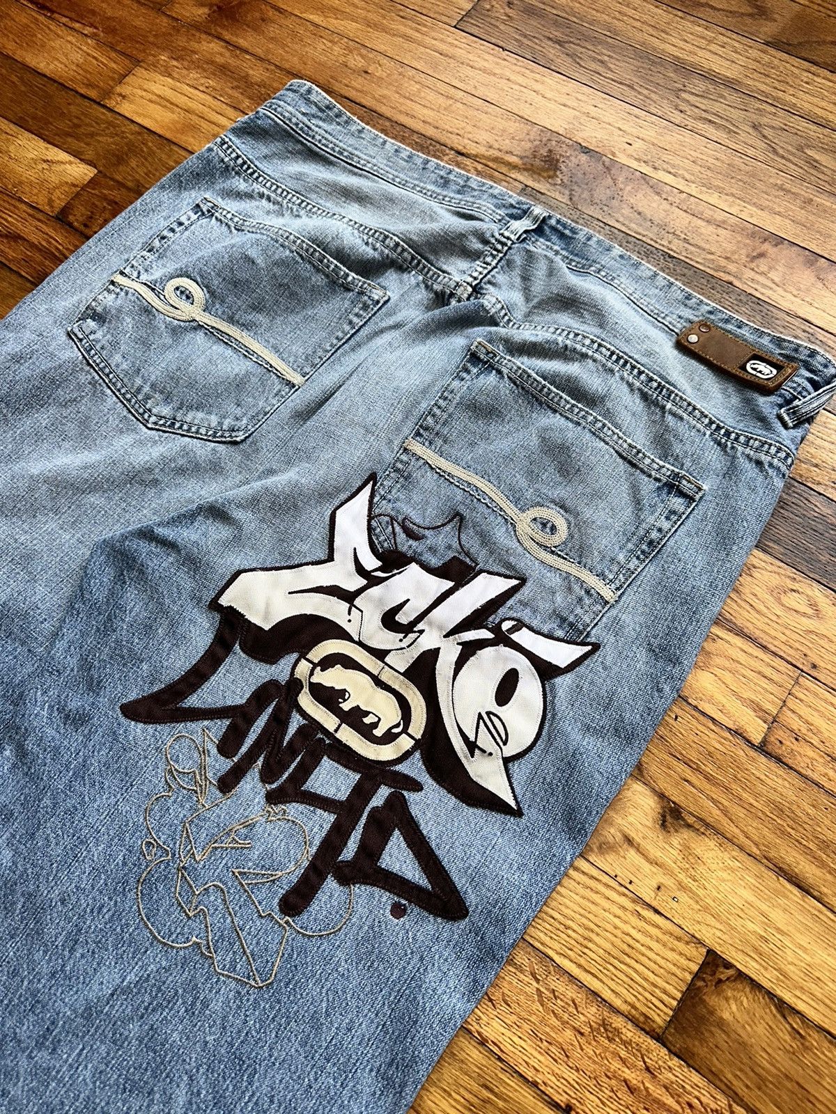 image of Ecko Unltd x Vintage Ecko Jeans in Light Wash, Men's (Size 40)