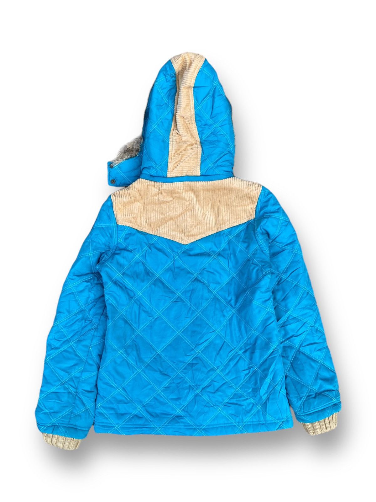 Quiksilver VINTAGE ROXY QUICKSILVER HOODIE DOWN JACKET. #C7 Size US M / EU 48-50 / 2 - 5 Thumbnail