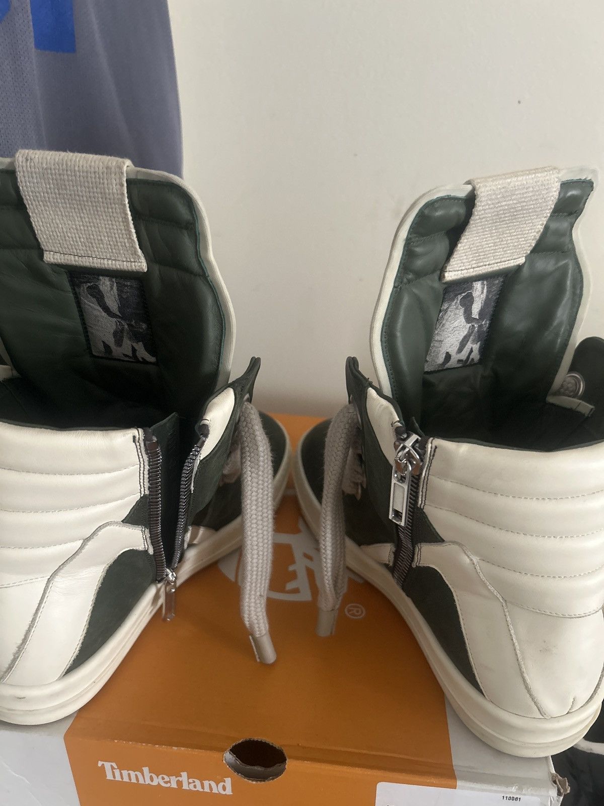 Rick Owens Geobasket moss green Size US 9 / EU 42 - 1 Thumbnail
