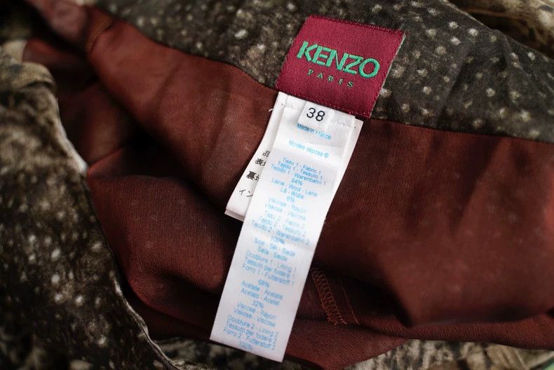Kenzo KENZO Leopard print silk strapless dress vintage Size XS / US 0-2 / IT 36-38 - 9 Thumbnail