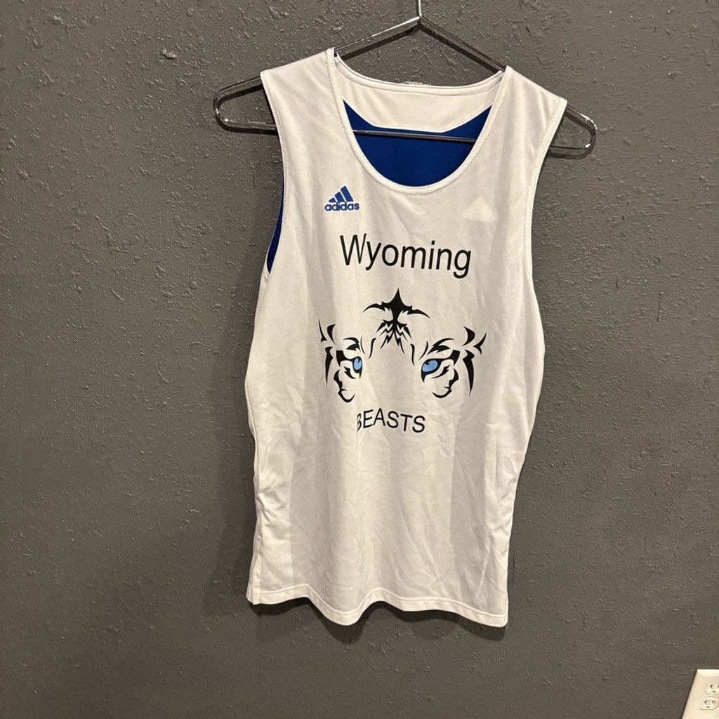 Adidas Adidas Wyoming Beasts Reversible Tank Top Jersey Size US M / EU 48-50 / 2 - 1 Thumbnail