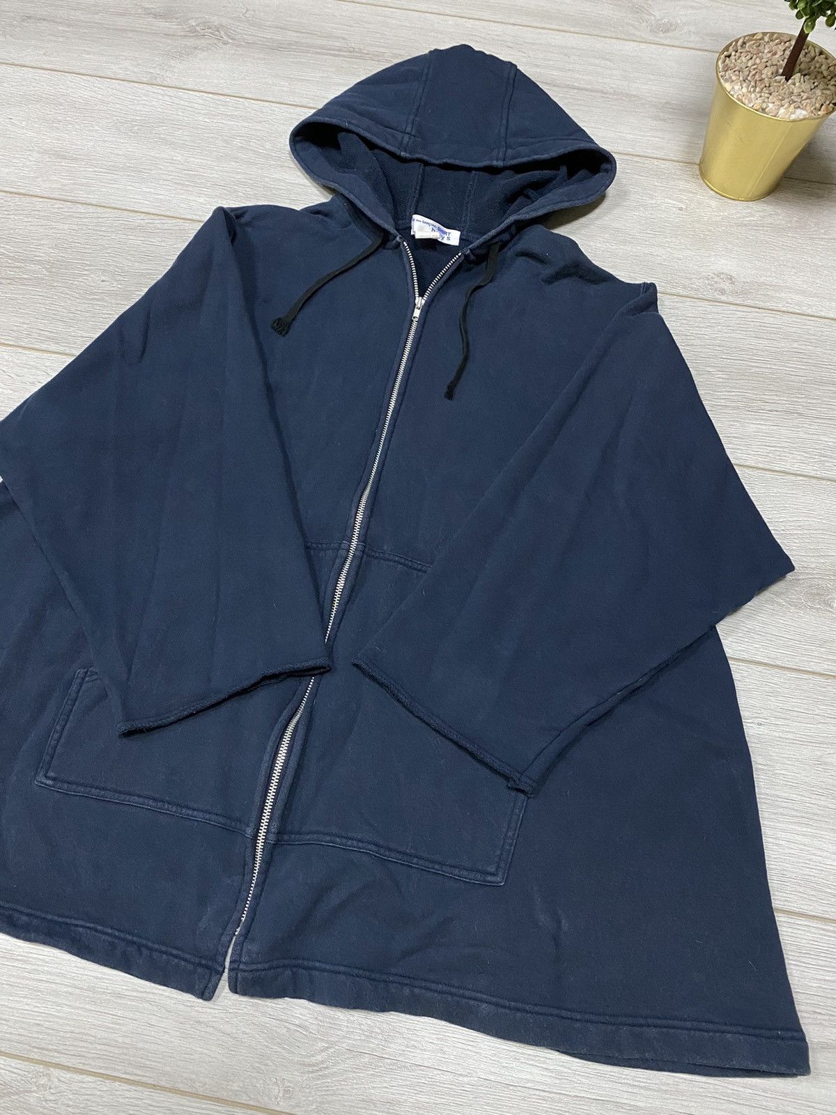 Comme des Garcons SHIRT Comme des Garçons Shirt Boys raw hoodie zip-up Size US M / EU 48-50 / 2 - 11 Thumbnail