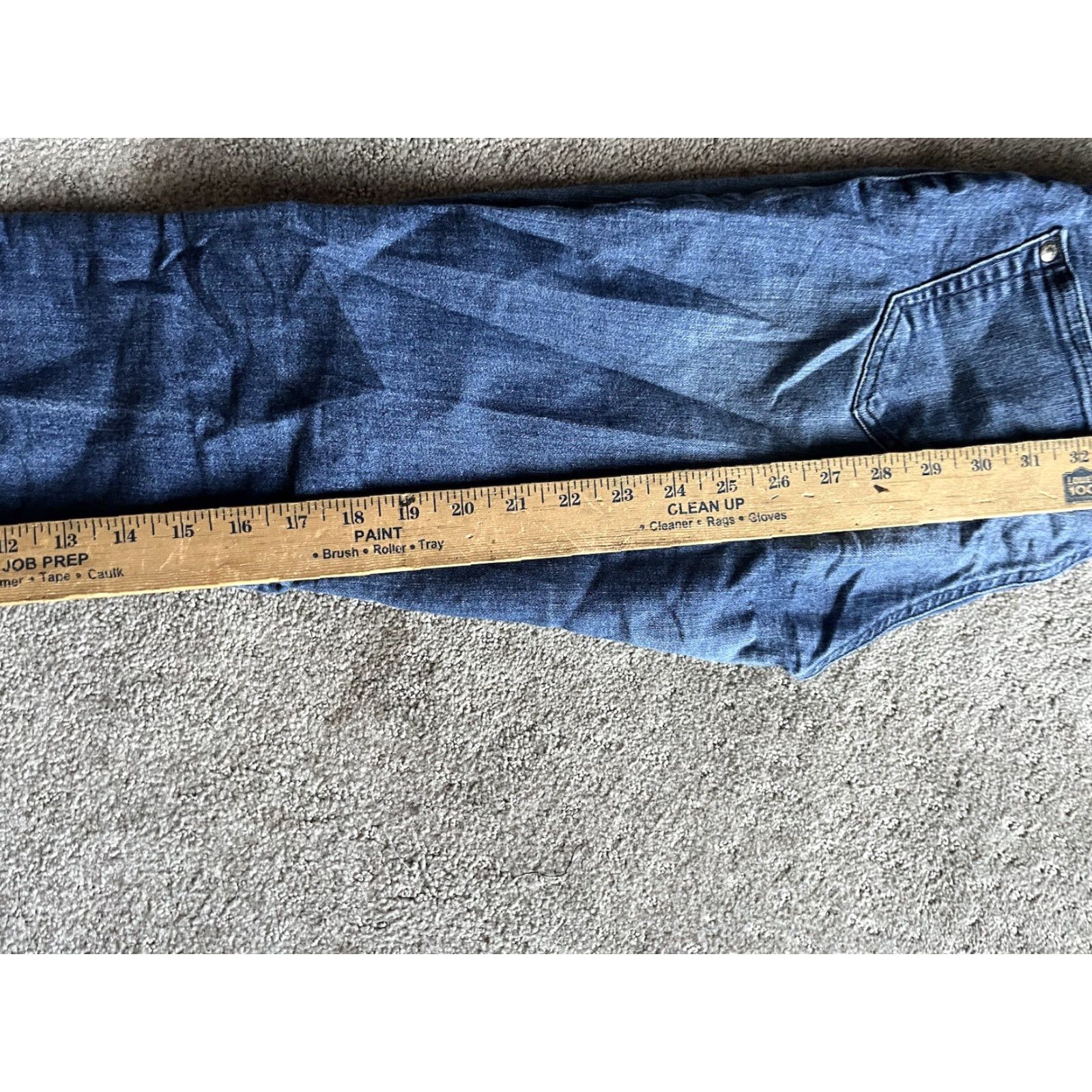 Guess G by GUESS Women Super Skinny Jeans Size 24 Blue Denim Size 42" / US 20 - 7 Thumbnail