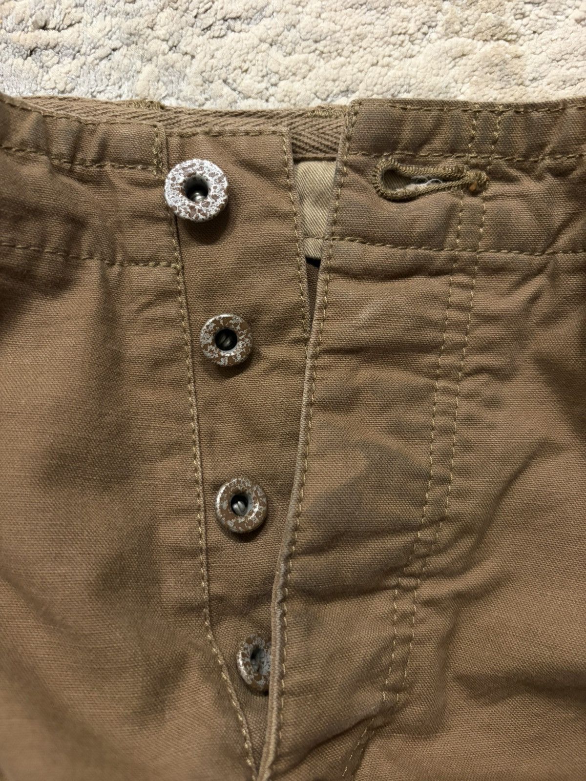 Isamu Katayama Backlash Leather Pocket Bootcut Pants Size US 28 / EU 44 - 4 Thumbnail