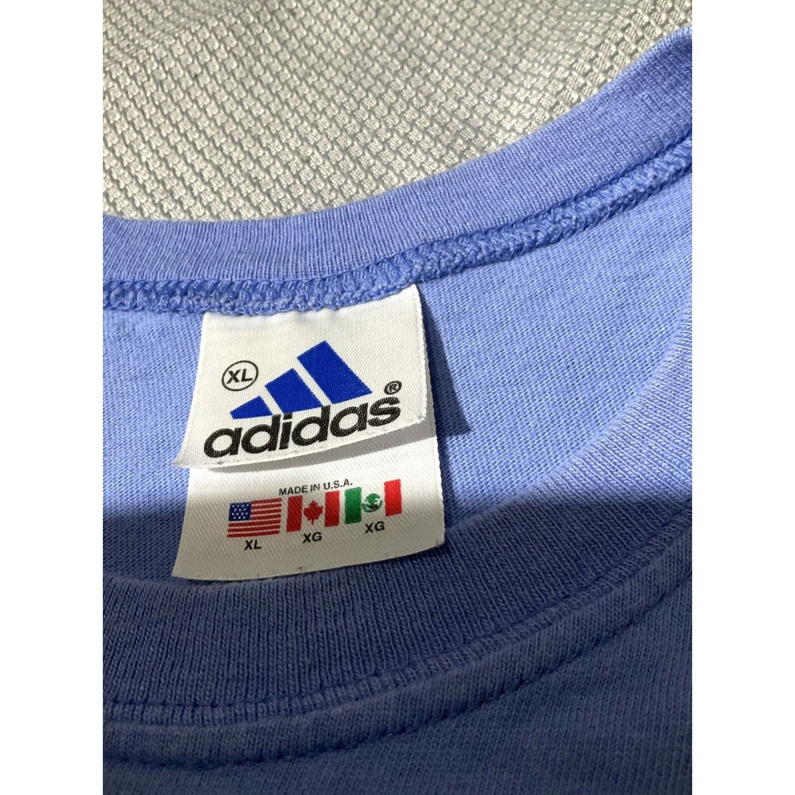 Adidas VINTAGE adidas Shirt Womens XL Purple CrewNeck Logo Active T-Shirt Tee 90s Size XL / US 12-14 / IT 48-50 - 6 Thumbnail