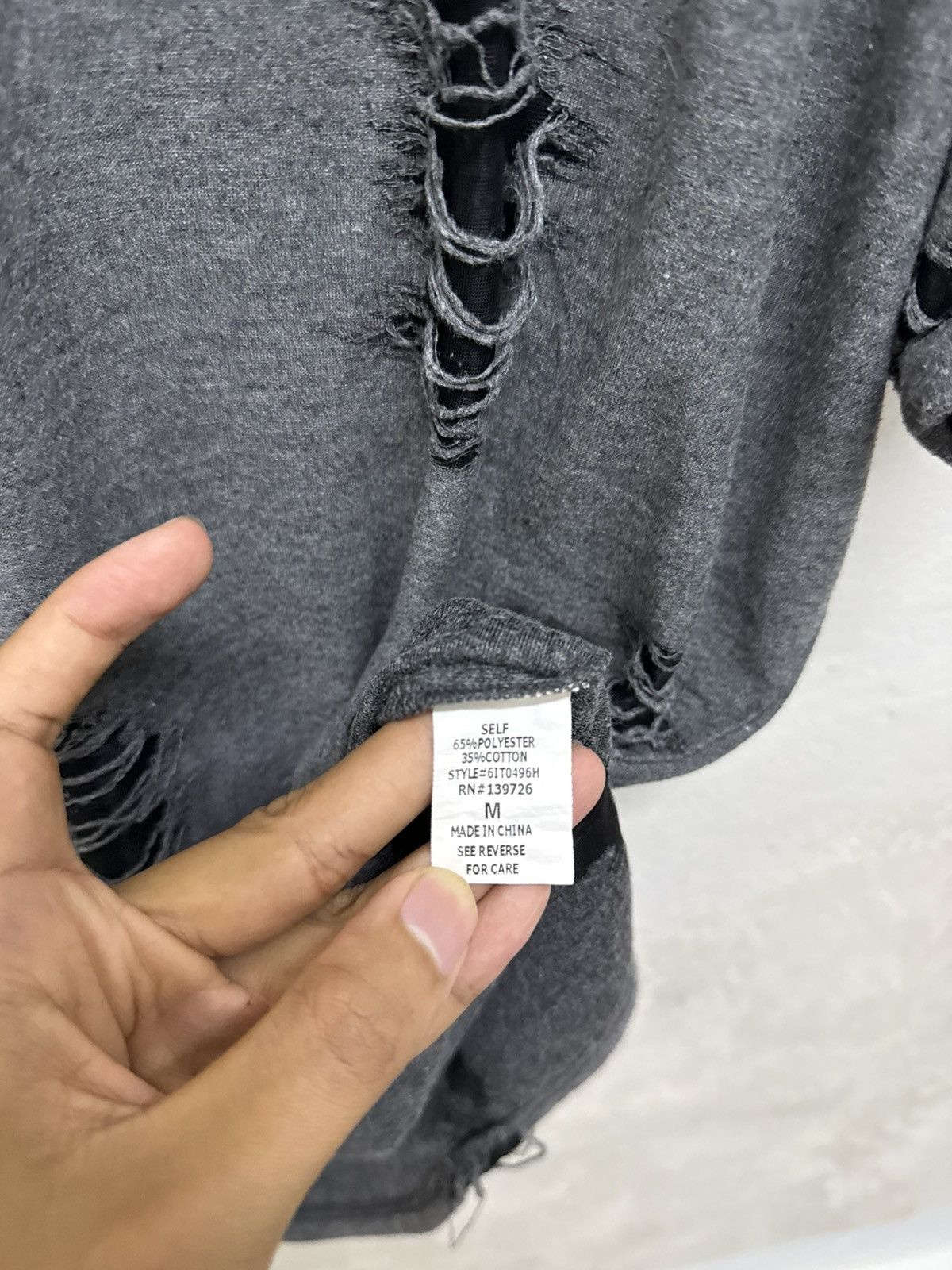Seditionaries Distressed Archival Punk design by honey punch goth tees Size US M / EU 48-50 / 2 - 5 Thumbnail