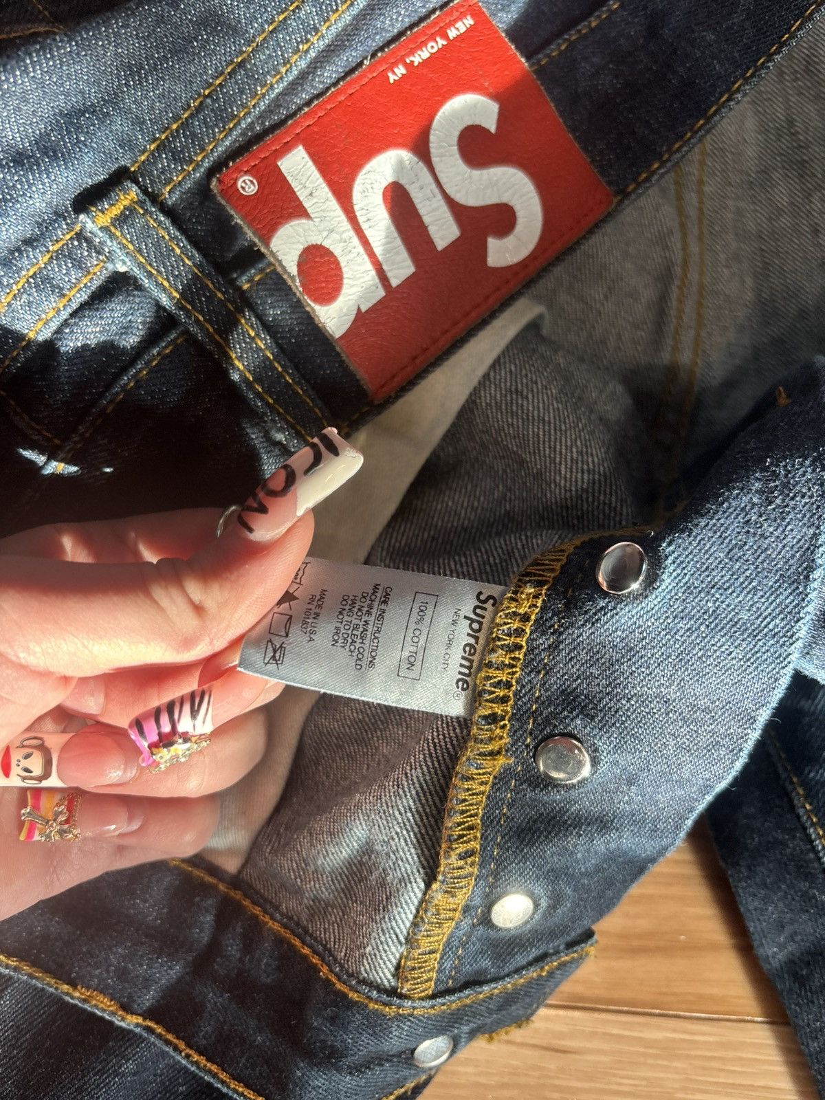 Supreme SUPREME CLASSIC 4-BUTTON DENIM Size US 34 / EU 50 - 5 Thumbnail