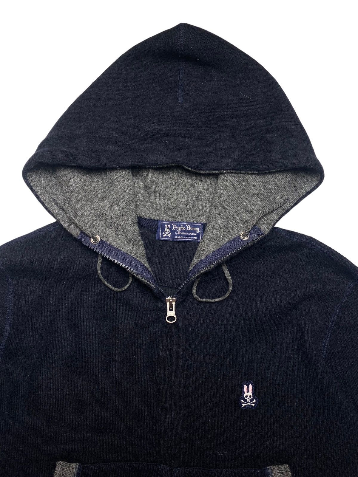 Hysteric Glamour 2000s Psycho Bunny by Robert Godley - Ninja Hoodie Size US M / EU 48-50 / 2 - 4 Thumbnail