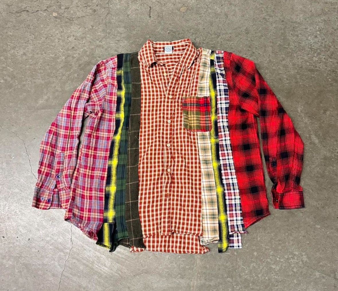Japanese Brand Reworked Flannel Size US M / EU 48-50 / 2 - 1 Thumbnail
