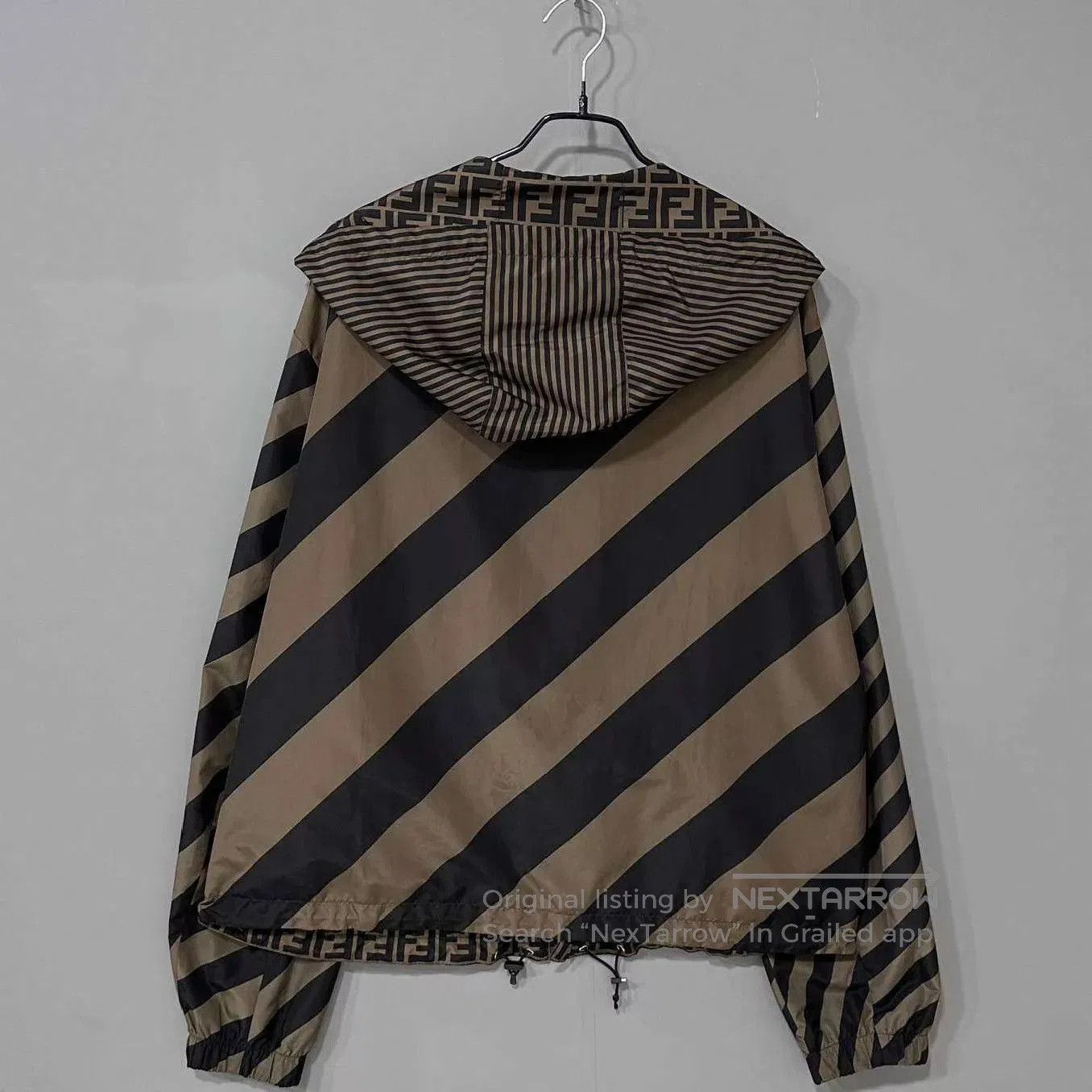 Fendi Multi Striped Hooded Light Jacket XL. Size US XL / EU 56 / 4 - 3 Thumbnail