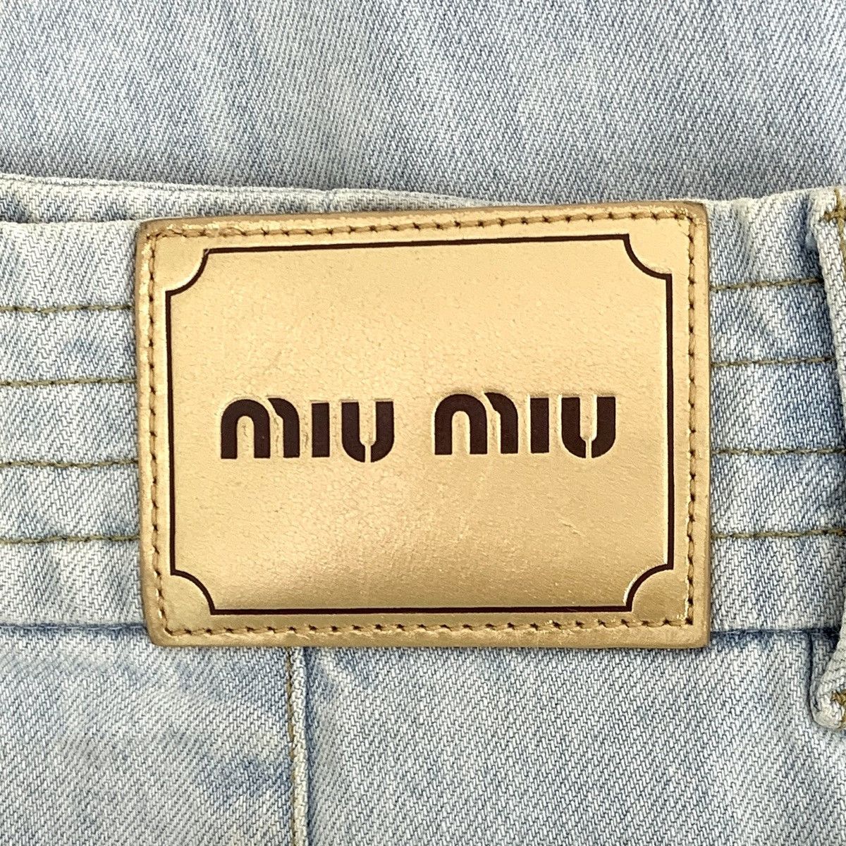 Miu Miu Miu Miu Light Blue Single-breasted Denim Maxi Skirt K26WX Size 26" / US 2 / IT 38 - 6 Thumbnail