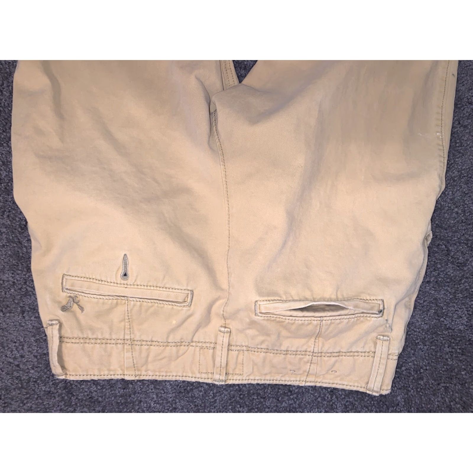 American Eagle Outfitters American Eagle Men's Size 30x32 Relaxed Straight Chino Pants Tan BEIGE Size US 30 / EU 46 - 2 Thumbnail