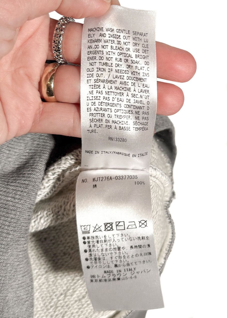 Thom Browne Thom Browne Diagonal Tricolour Stripe Grey Sweatshirt Size US XL / EU 56 / 4 - 9 Thumbnail