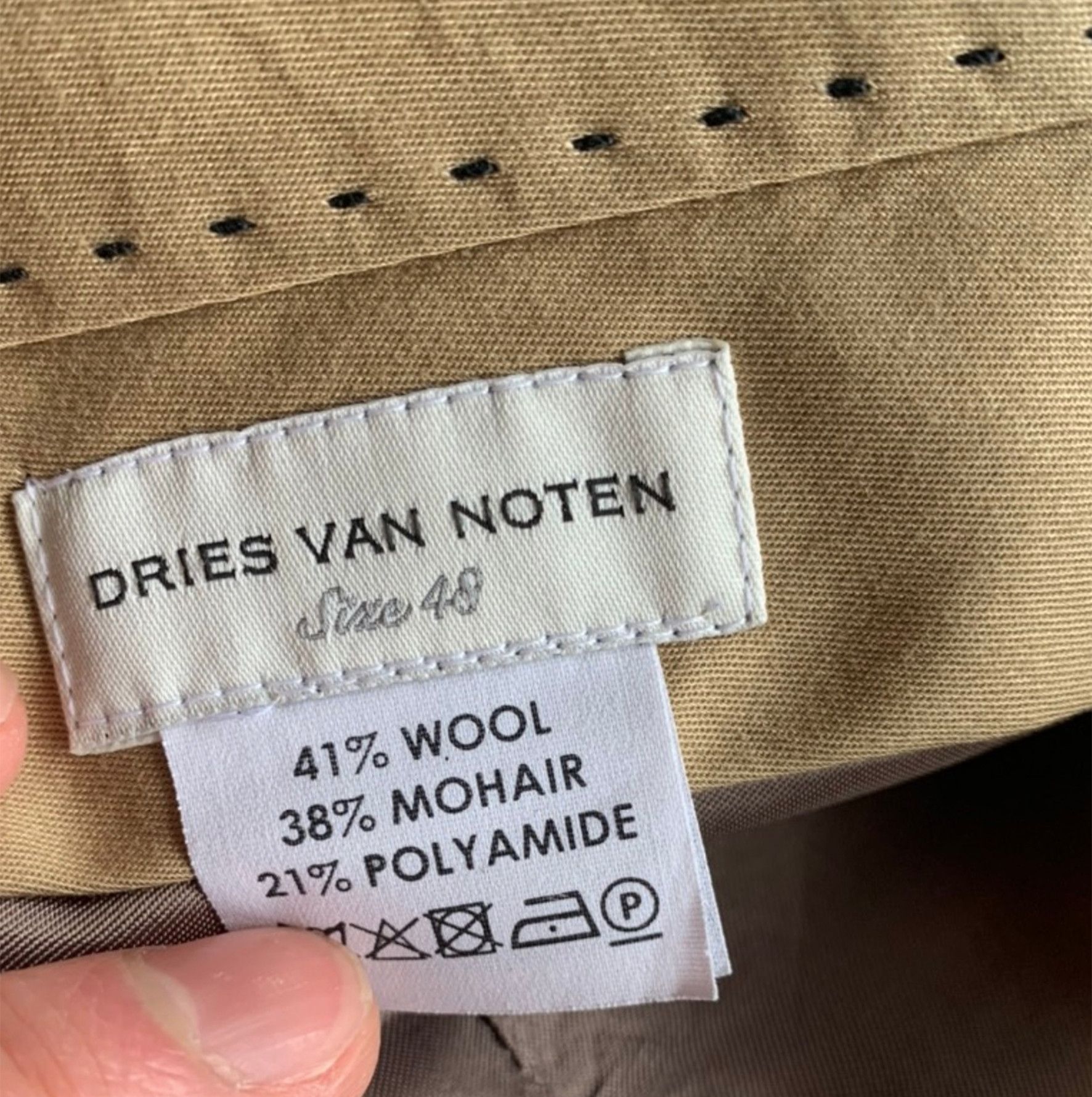 Dries Van Noten cropped, baggy wool pants Size US 32 / EU 48 - 12 Thumbnail