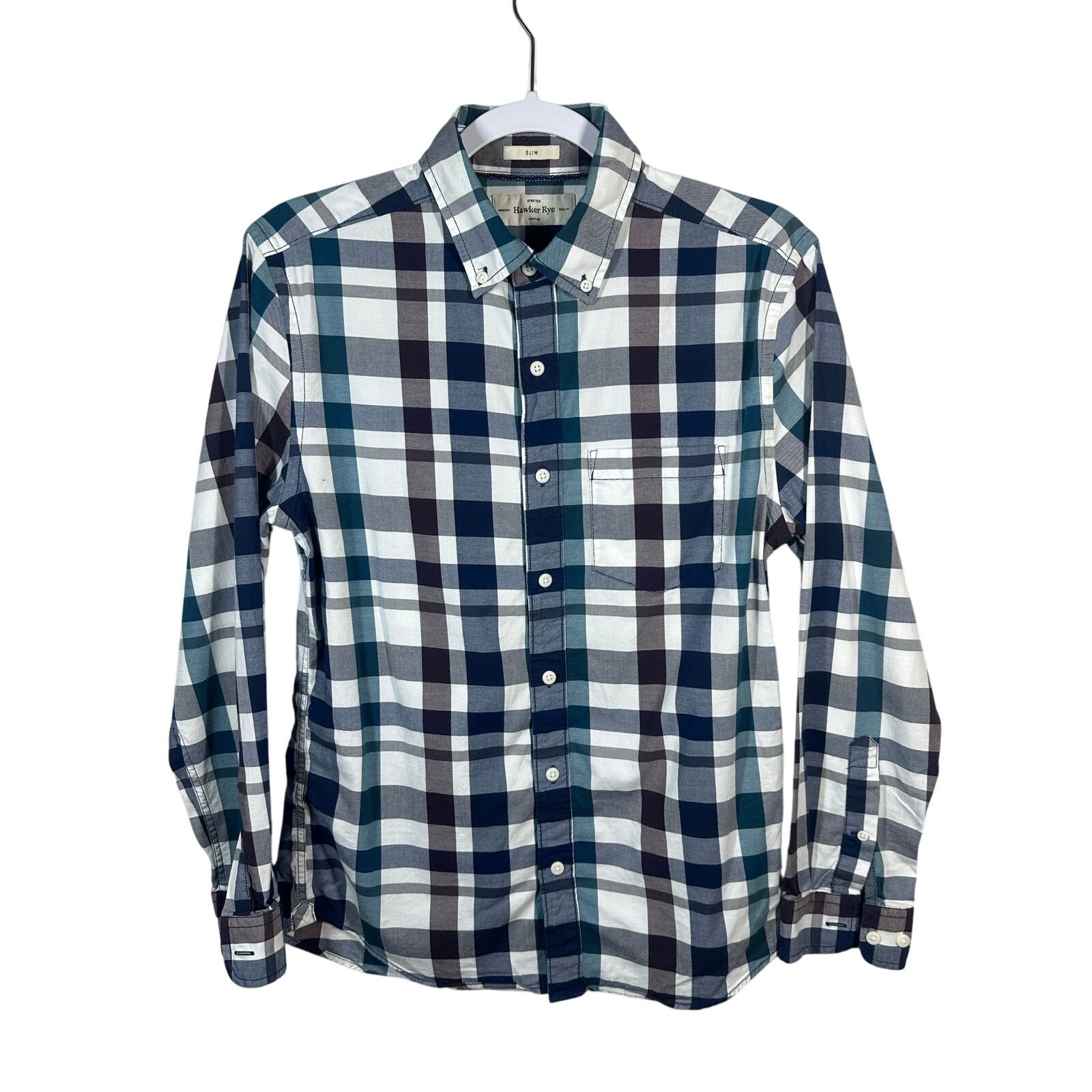 Other Hawker Rye Men’s Small Check Button-Down Dress Shirt Size US S / EU 44-46 / 1 - 1 Thumbnail
