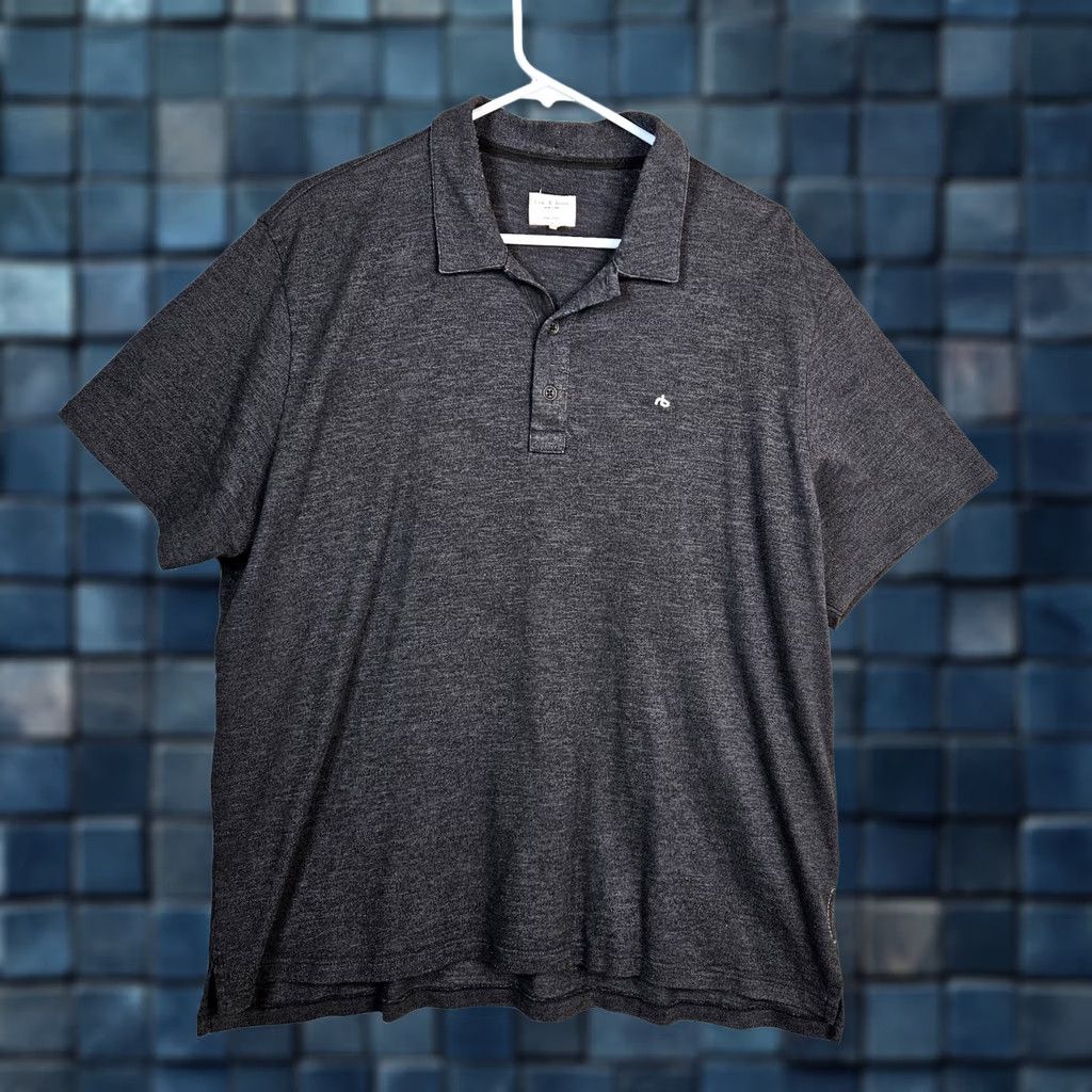 Rag & Bone rag & bone New York Men’s Gray Quarter Button T-shirt Size XXL Size US XXL / EU 58 / 5 - 1 Thumbnail