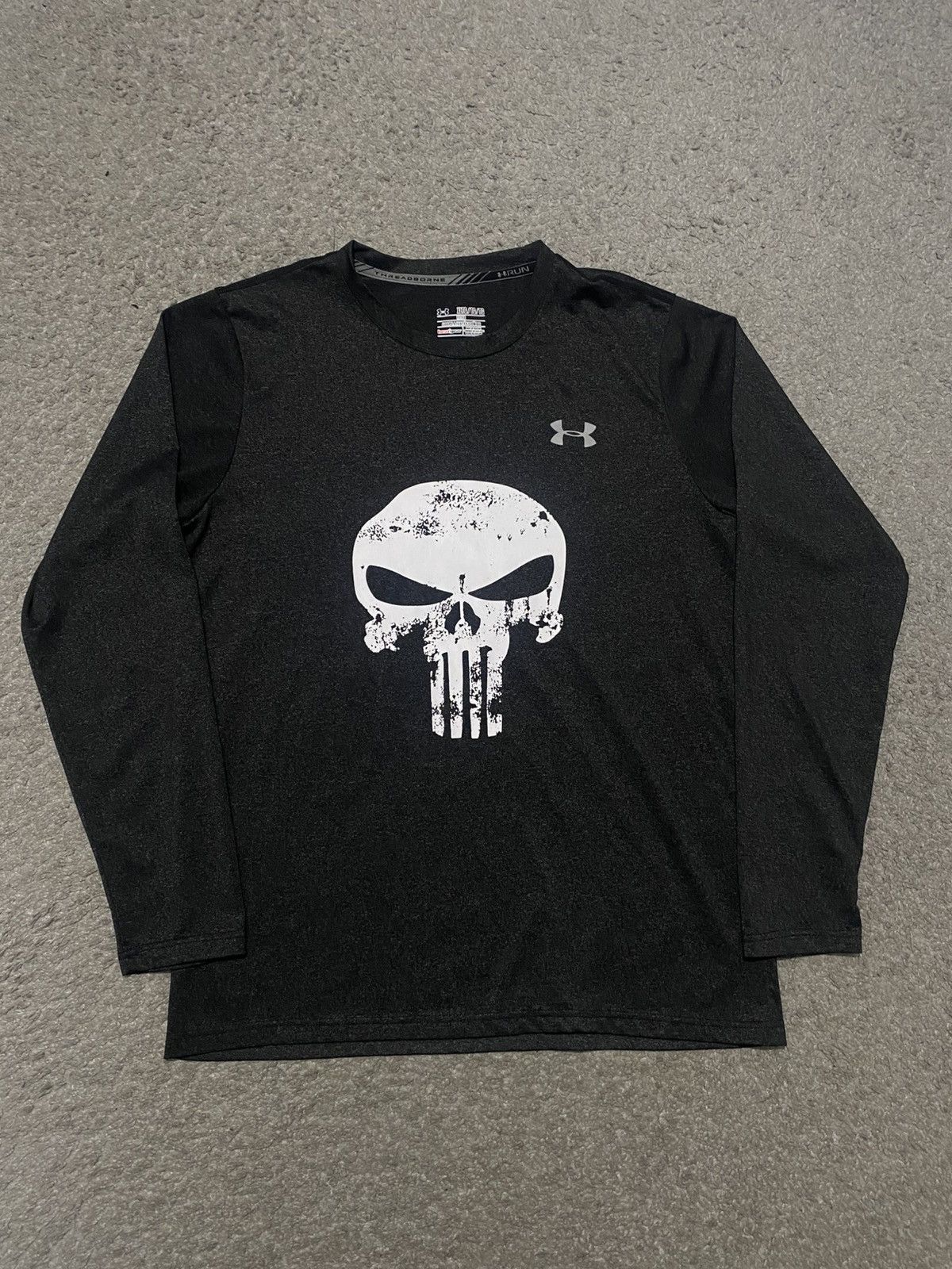 Marvel Comics × Under Armour Under Armour x Marvel Punisher XL heatgear long sleeve y2k Size US XL / EU 56 / 4 - 12 Thumbnail