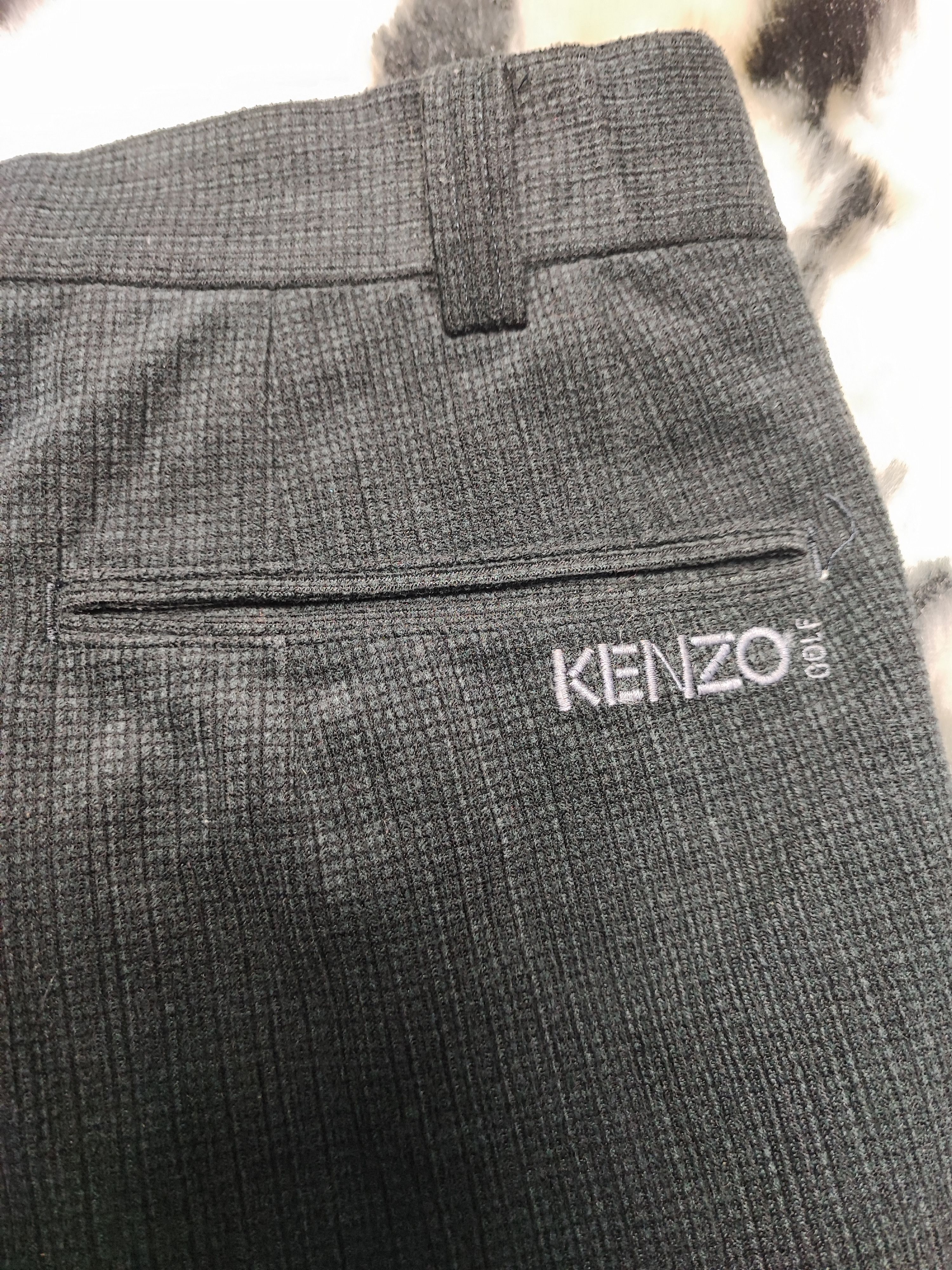 Kenzo Vintage Kenzo Wool Waffle Design Size US 31 - 13 Thumbnail