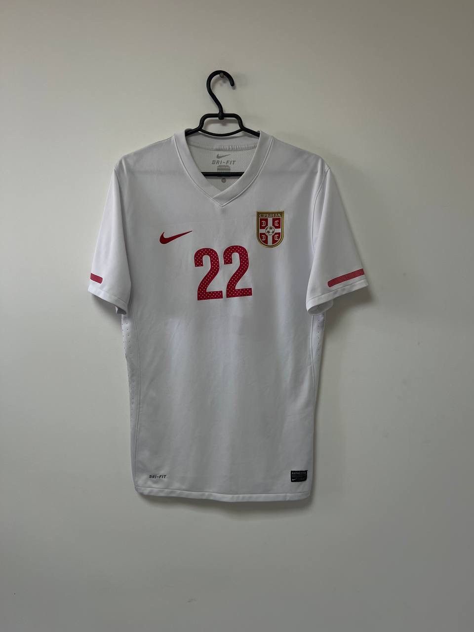 Nike Serbia World Cup 2010 Away Player Issue Jersey Football L Size US L / EU 52-54 / 3 - 3 Thumbnail