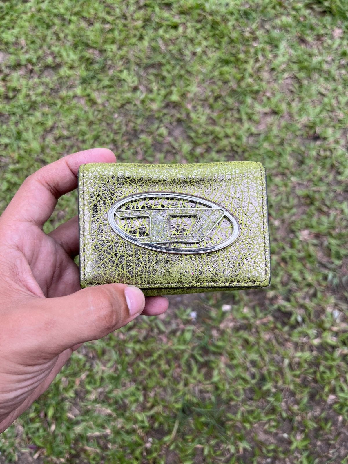 Diesel Diesel leather and metal logo small wallet Size ONE SIZE - 1 Thumbnail