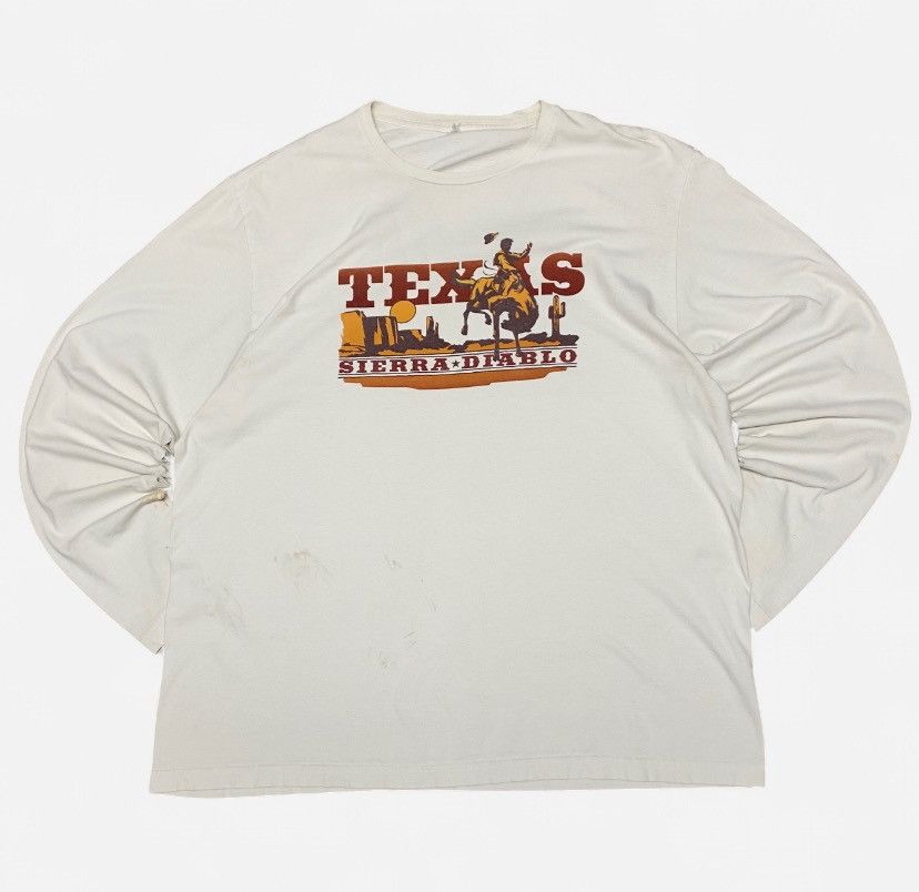 Other Vintage Texas Sierra Diablo western cowboy white Longsleeve Size US XL / EU 56 / 4 - 1 Thumbnail
