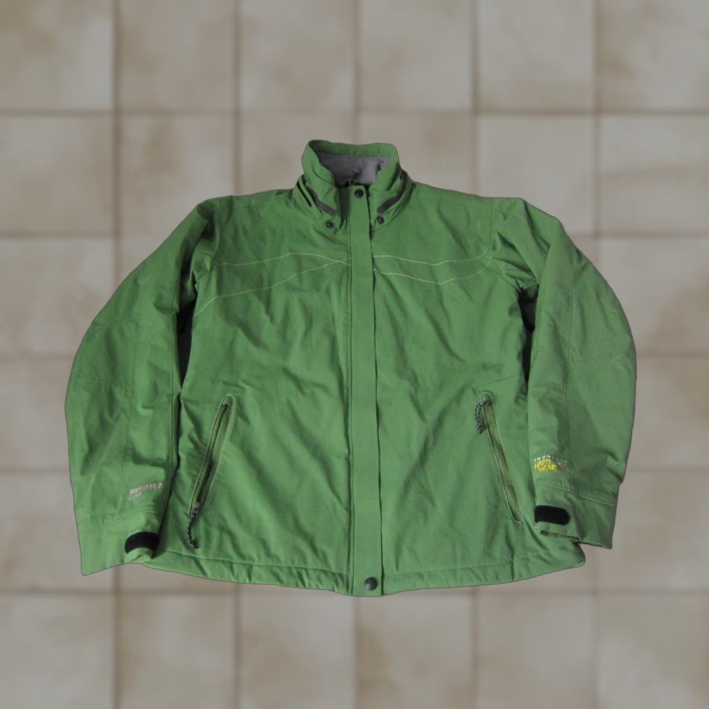 Mountain Hardwear VINTAGE Mountain Hardwear Jacket Womens L Green Puffer Full Zip Windstopper Ladies 90s Size L / US 10 / IT 46 - 1 Thumbnail