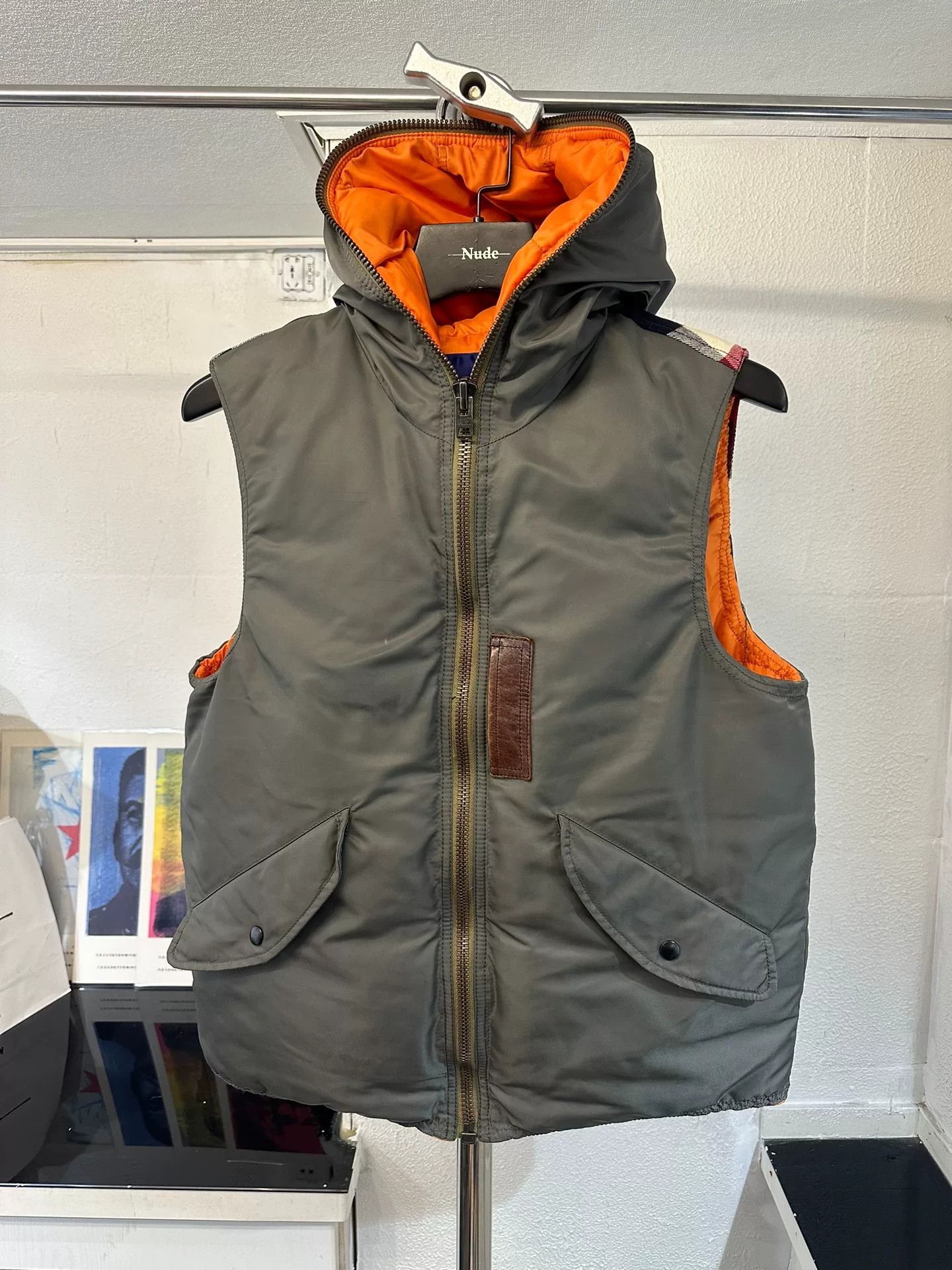 Junya Watanabe Junya Watanabe Reversible Puffer Vest Size US S / EU 44-46 / 1 - 1 Thumbnail