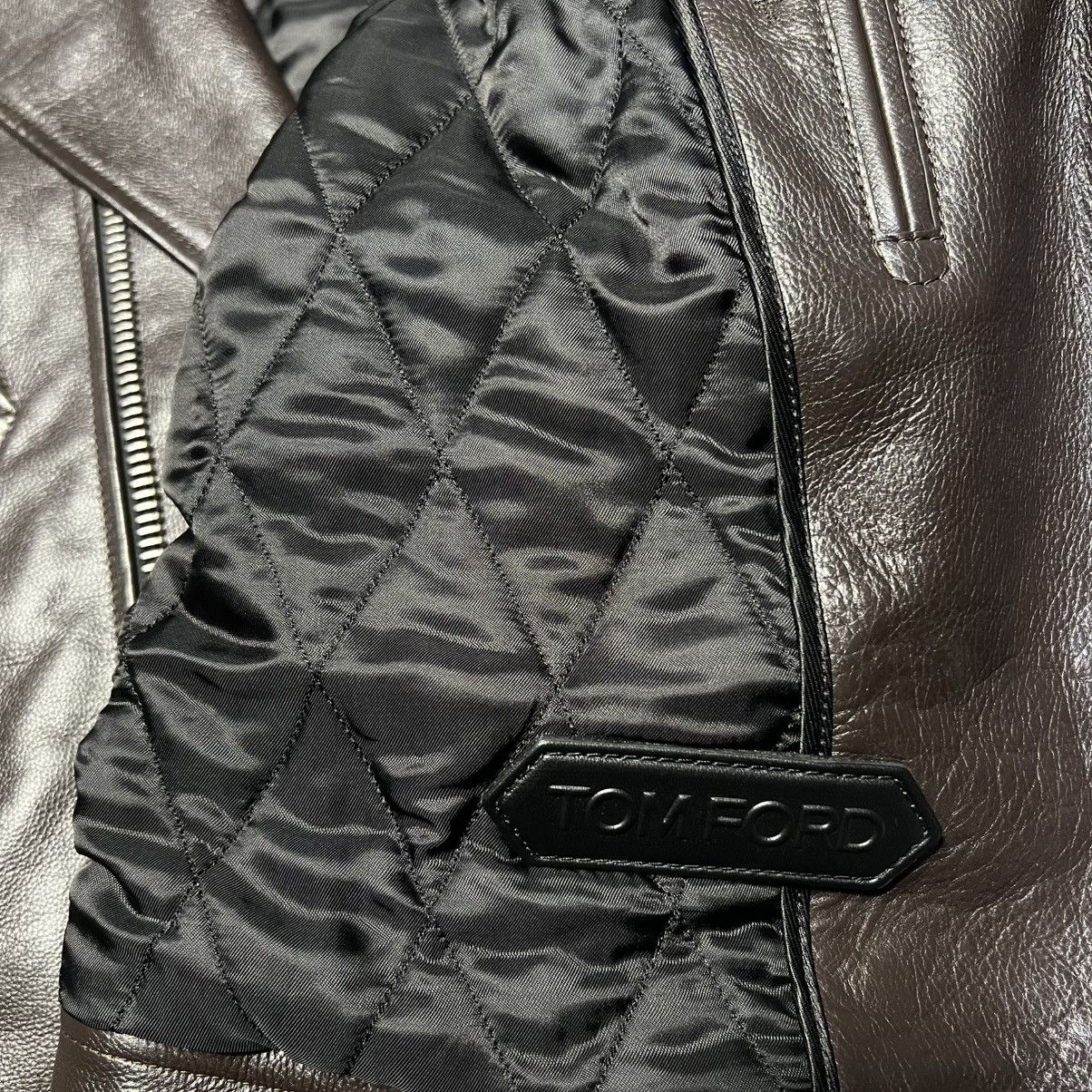 Tom Ford Tom Ford Leather Jacket in Large Size US L / EU 52-54 / 3 - 9 Thumbnail