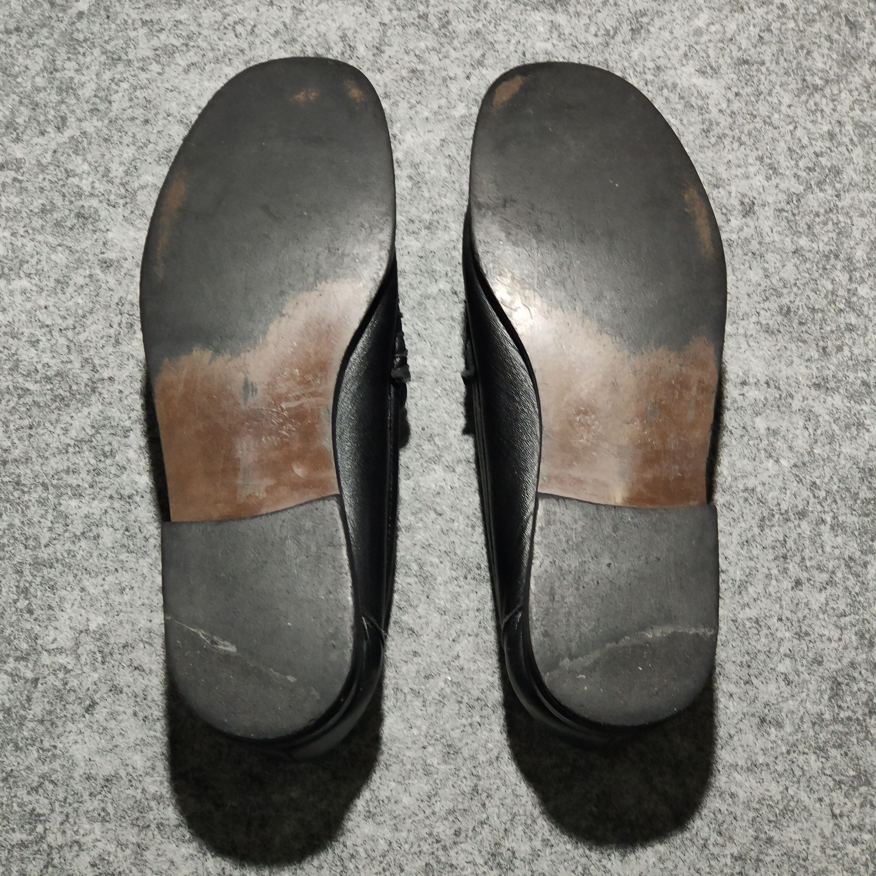 Burberry 🔥Vintge BURBERRYS OF LONDON Loafers Black Shoes Size US 5 / EU 37 - 7 Thumbnail