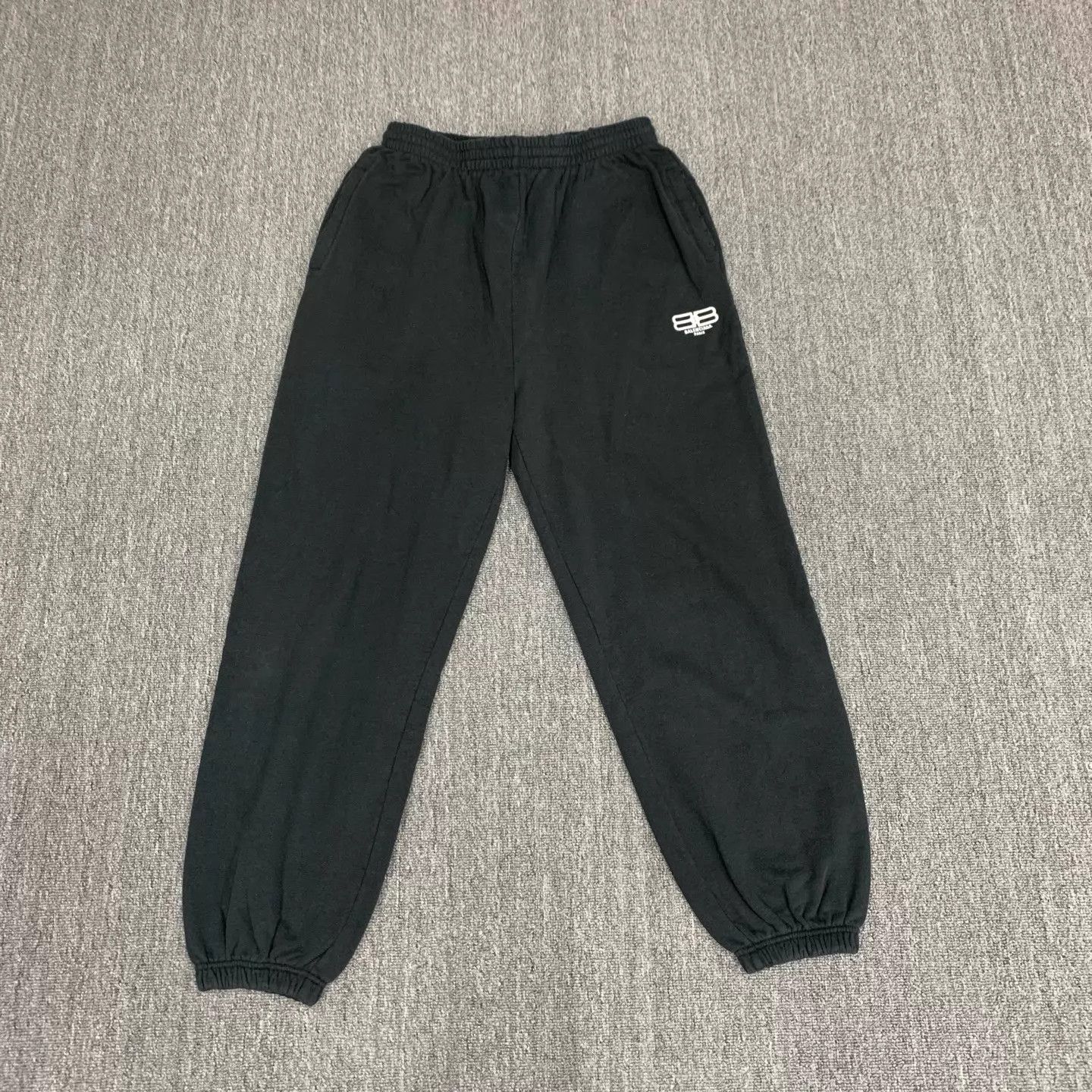 Balenciaga Balenciaga Washed Black Lock Sweatpants S Size 26" / US 2 / IT 38 - 1 Thumbnail