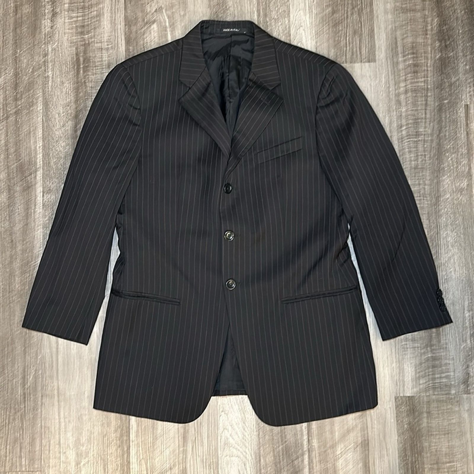 Armani Collezioni Armani Collezioni Made in Italy Pinstriped Jacket - 40S Size 40S - 2 Thumbnail
