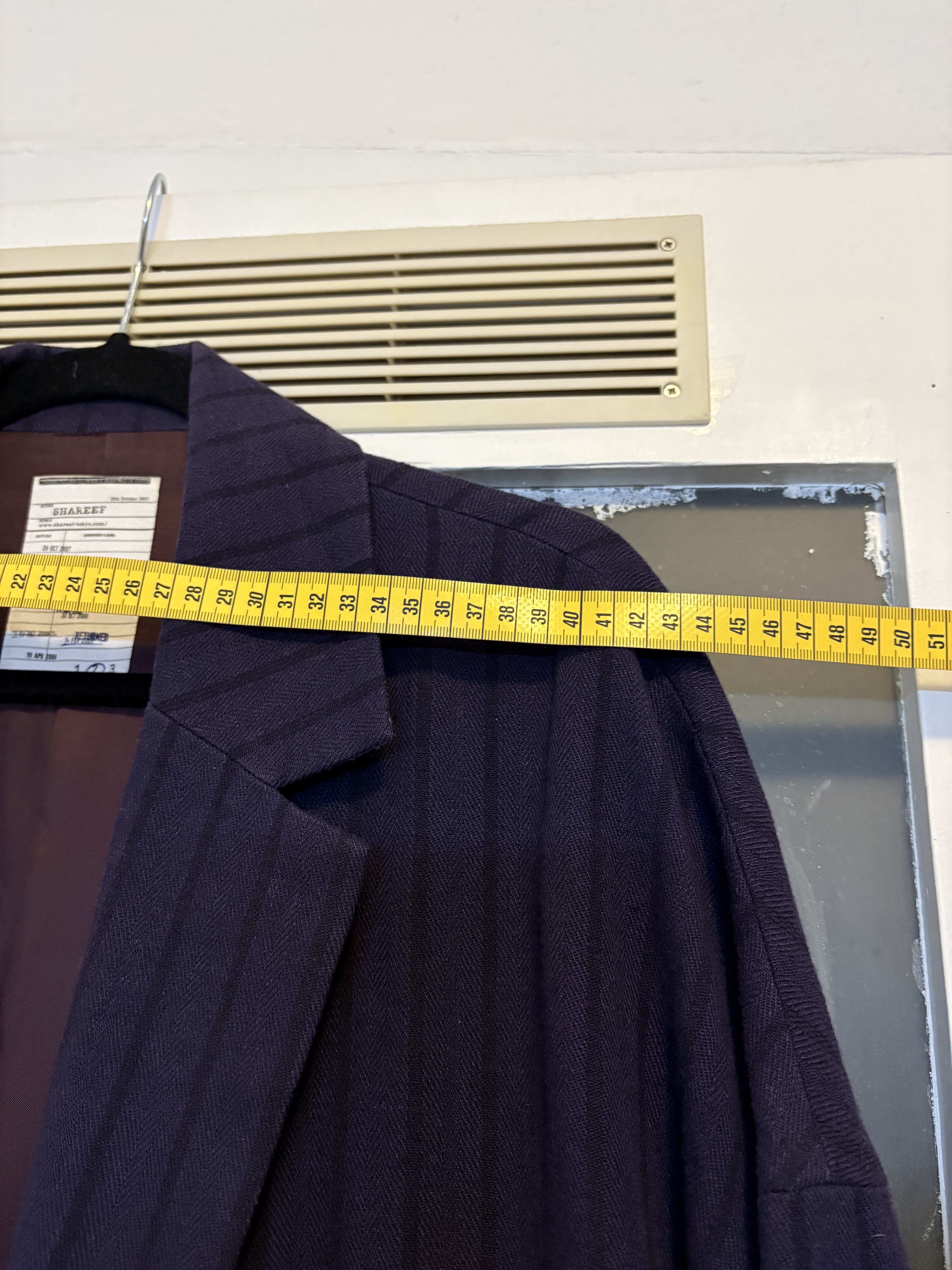 SHAREEF Shareef Tokyo Wool Coat “Library Tag”— Made in Japan Size US M / EU 48-50 / 2 - 9 Thumbnail
