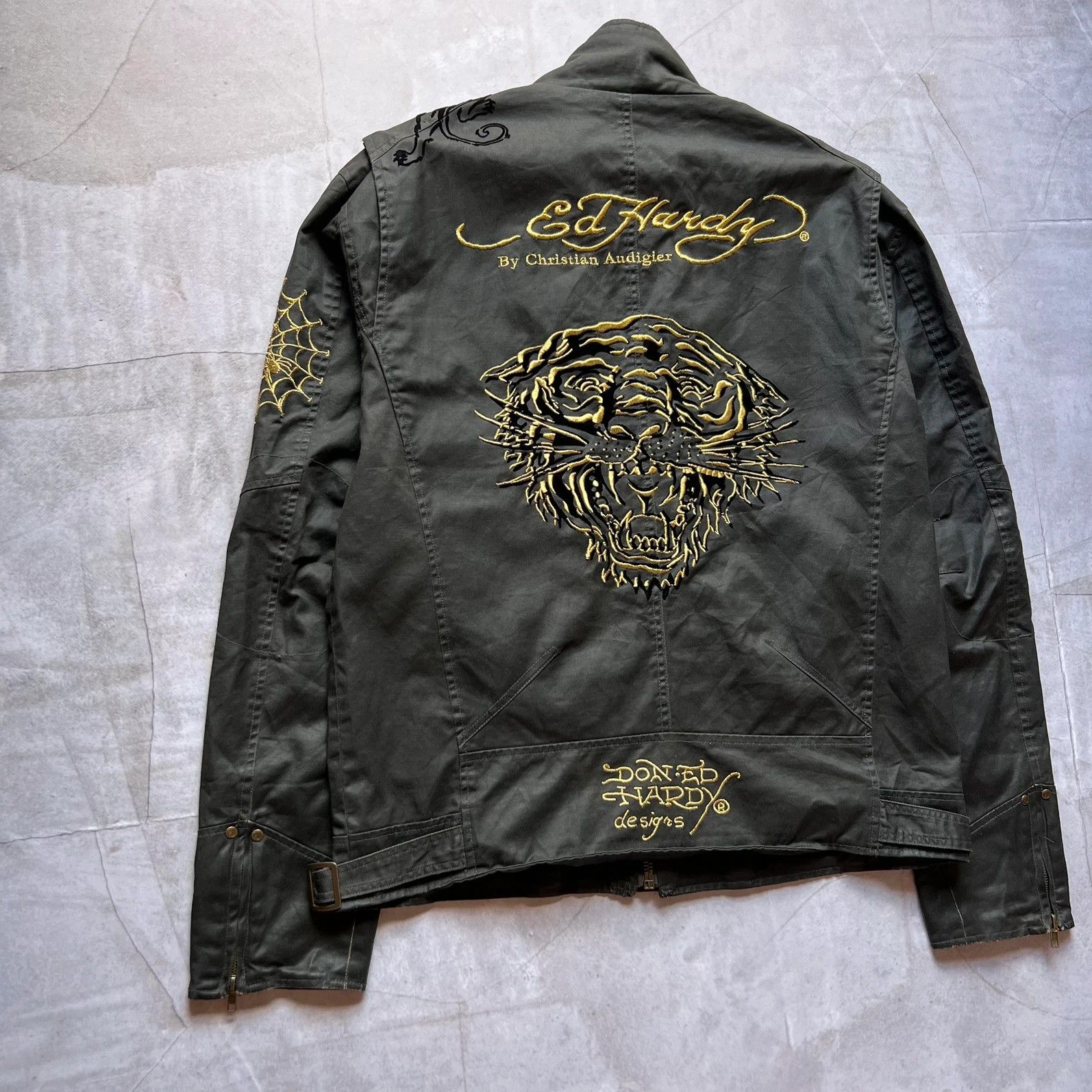 Hysteric Glamour vintage Ed Hardy by Christian Audiger jacket coat tiger Y2K Size US L / EU 52-54 / 3 - 4 Thumbnail