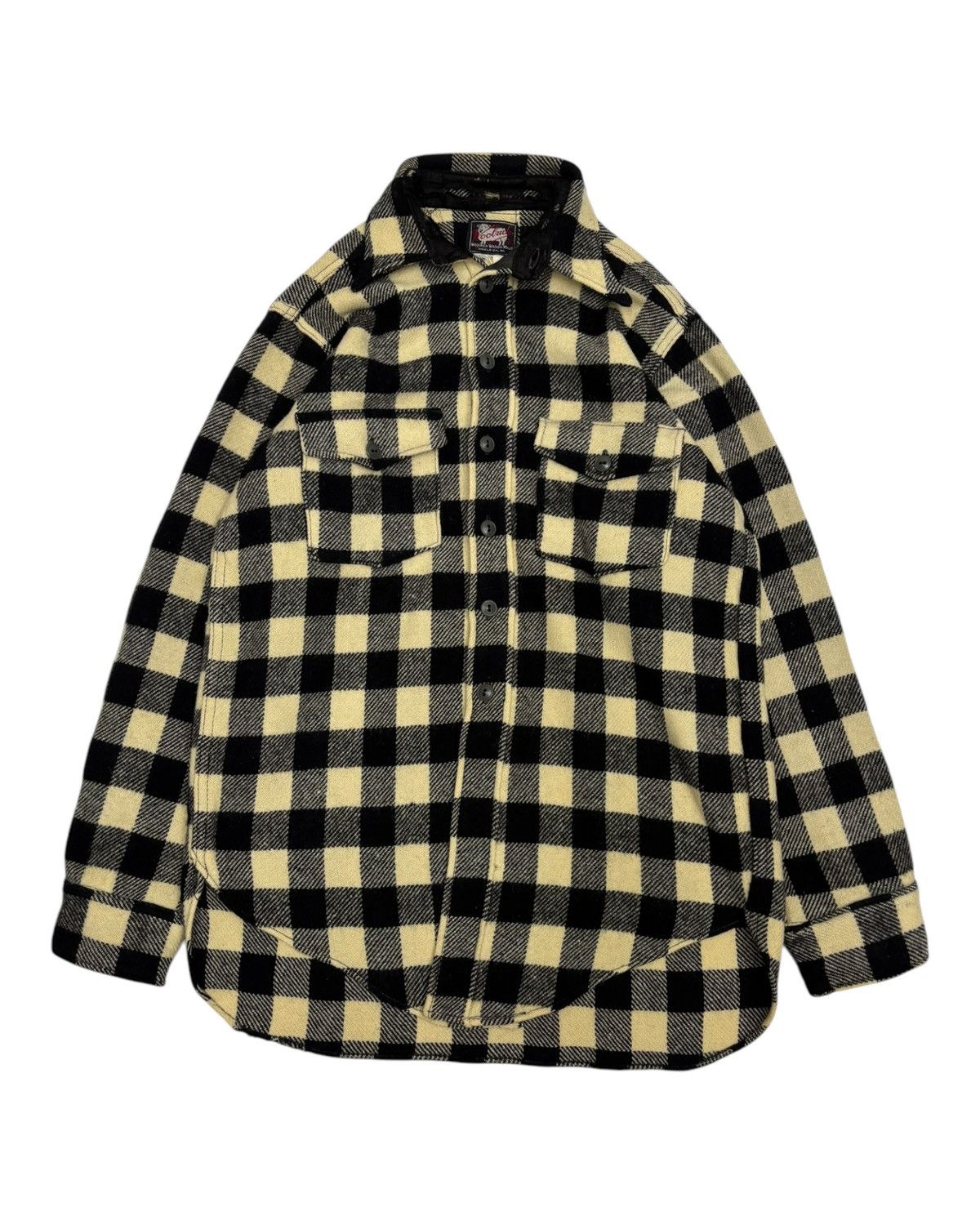 Woolrich Woolen Mills WOOLRICH WOOLEN MILLS 50s CHECKERED WOOL FLANNEL BUTTOP UP Size US M / EU 48-50 / 2 - 10 Thumbnail