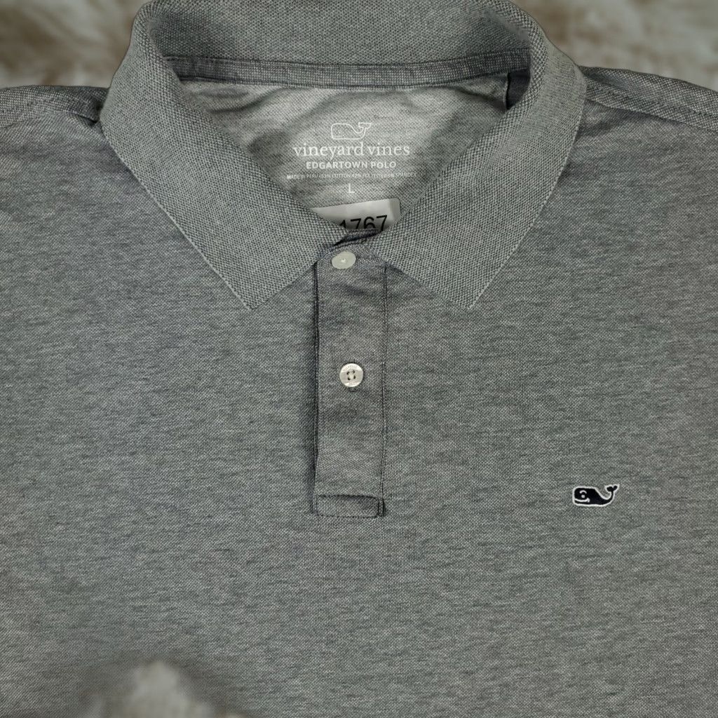 Vineyard Vines Vineyard Vines Polo Shirt Mens Large Gray Whale Short Sleeve Casual Size US L / EU 52-54 / 3 - 1 Thumbnail