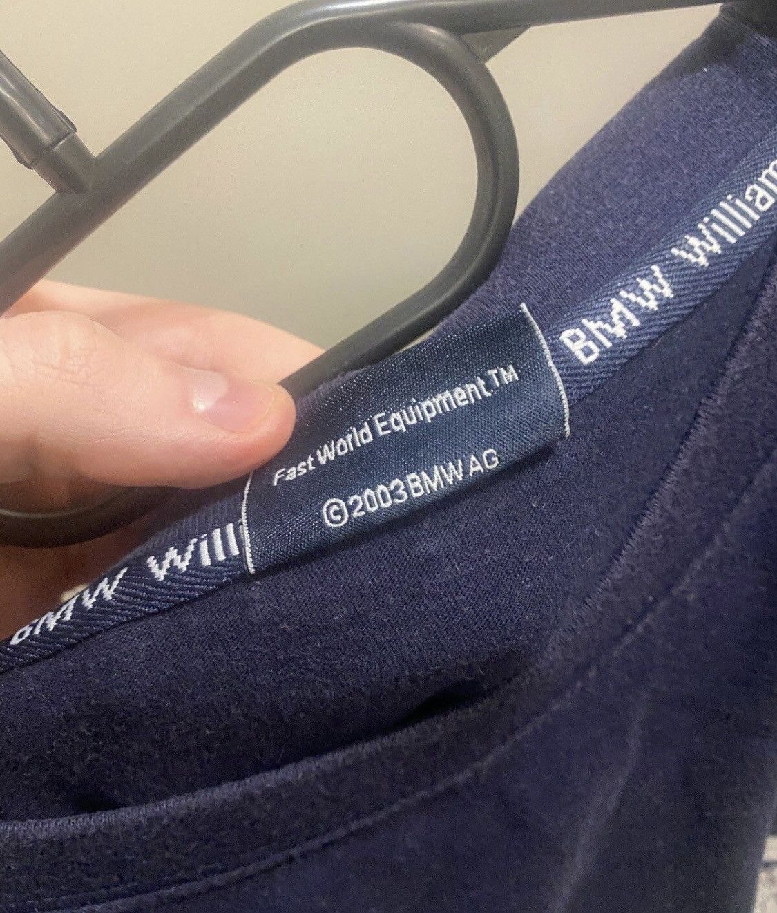 Vintage BMW formula uno Williams F1 team racing tee OOs Size US L / EU 52-54 / 3 - 3 Thumbnail