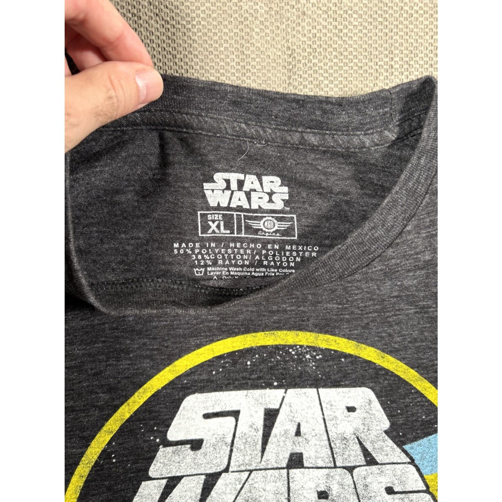 Star Wars Star Wars T-Shirt Gray XL Mens Size US XL / EU 56 / 4 - 3 Thumbnail