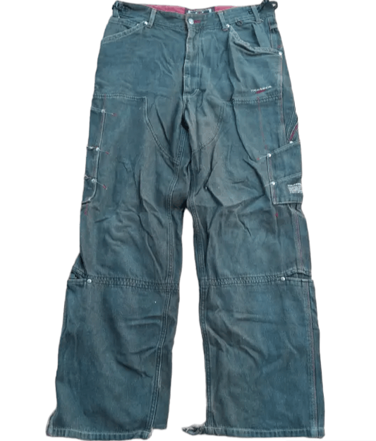Japanese Brand ❤FINAL DROP❤FADED BAGGY MULTIPOCKET CARGO PANTS Size US 34 / EU 50 - 2 Thumbnail