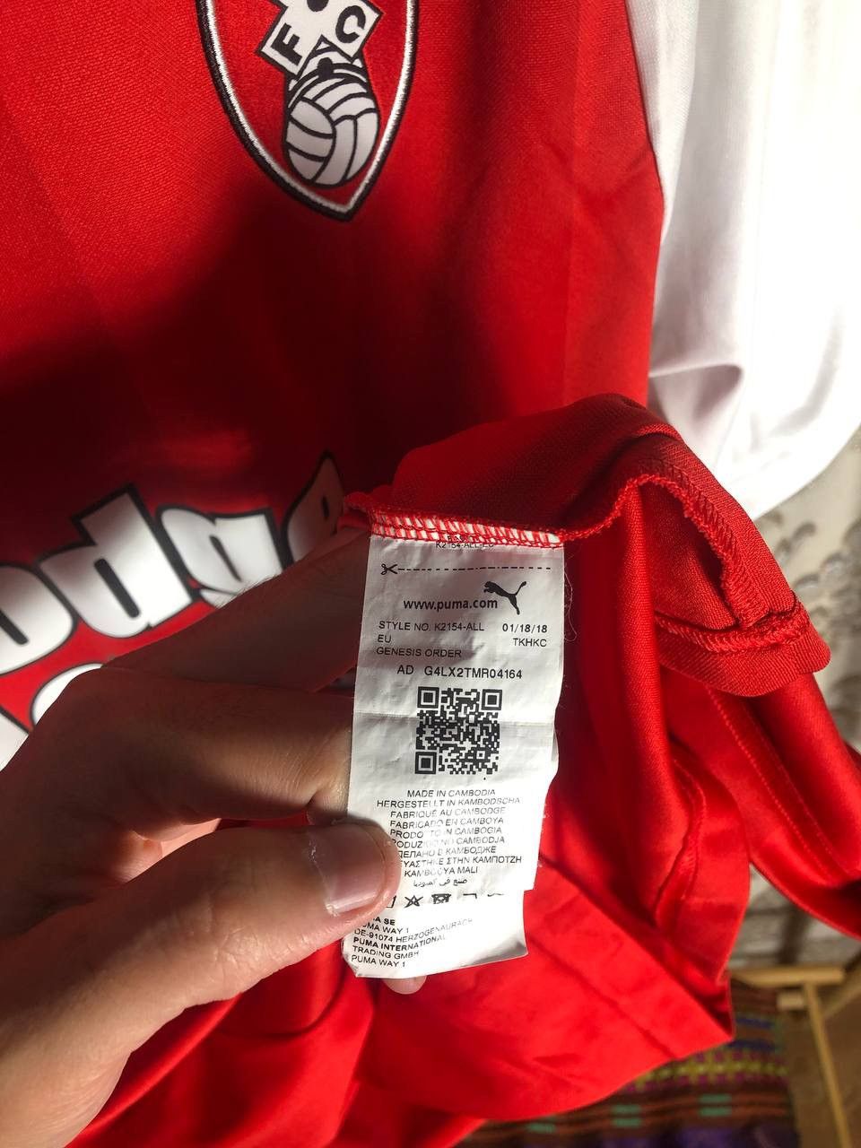 Puma VINTAGE PUMA FC ROTHERHAM UNITED ENGLAND SOCCER JERSEY RETRO Size US L / EU 52-54 / 3 - 5 Thumbnail
