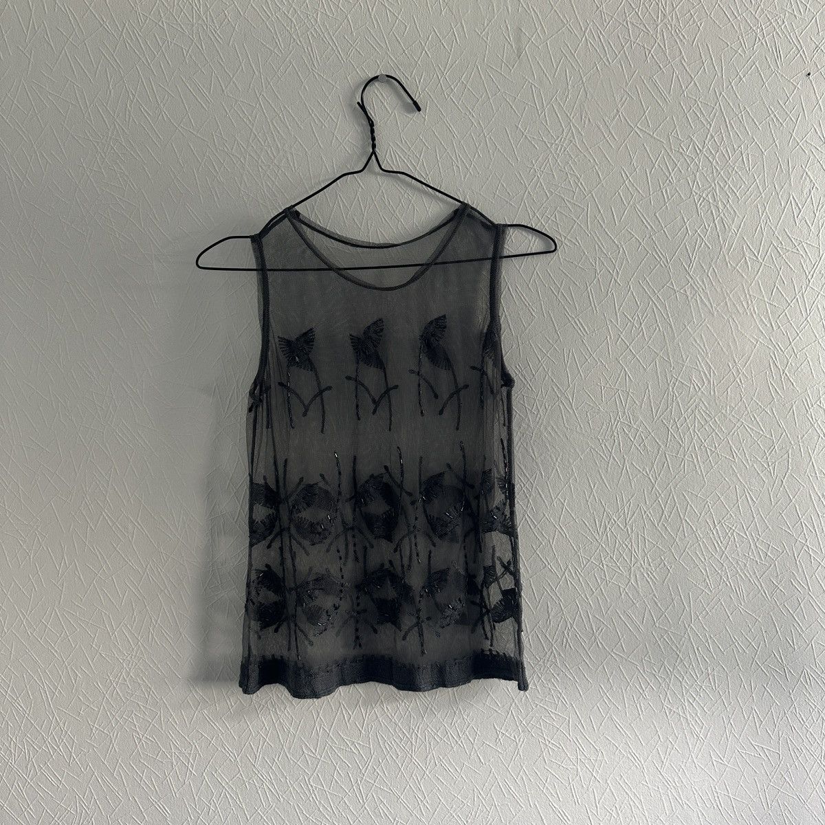 Japanese Brand × Vintage Vintage Japanese Mesh Top Size M / US 6-8 / IT 42-44 - 1 Thumbnail