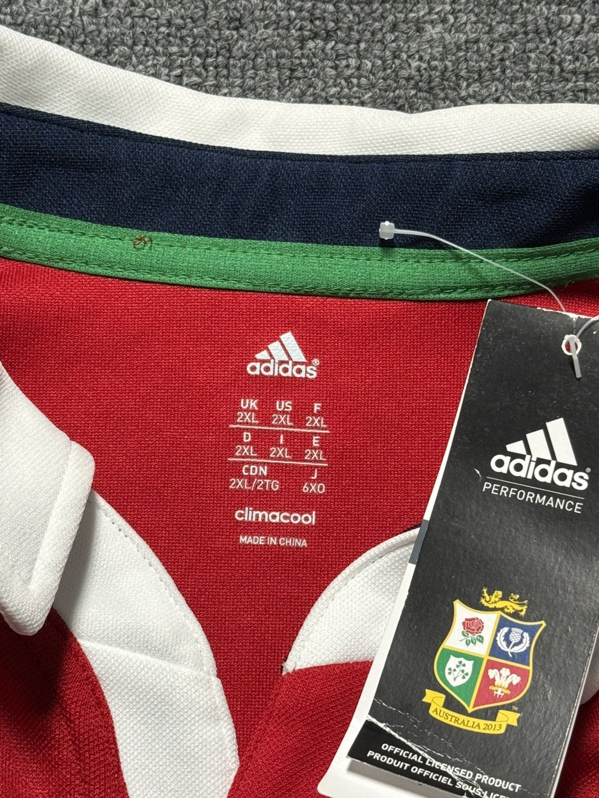 Adidas Adidas Rugby Jersey British & Irish Lions Australia 2013 XXL Size US XXL / EU 58 / 5 - 6 Thumbnail