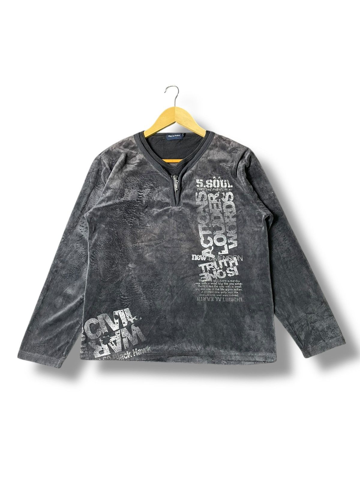 Japanese Brand Signal Point Boys Velvet Long Sleeve Shirts (68) Size US XXS / EU 40 - 1 Thumbnail