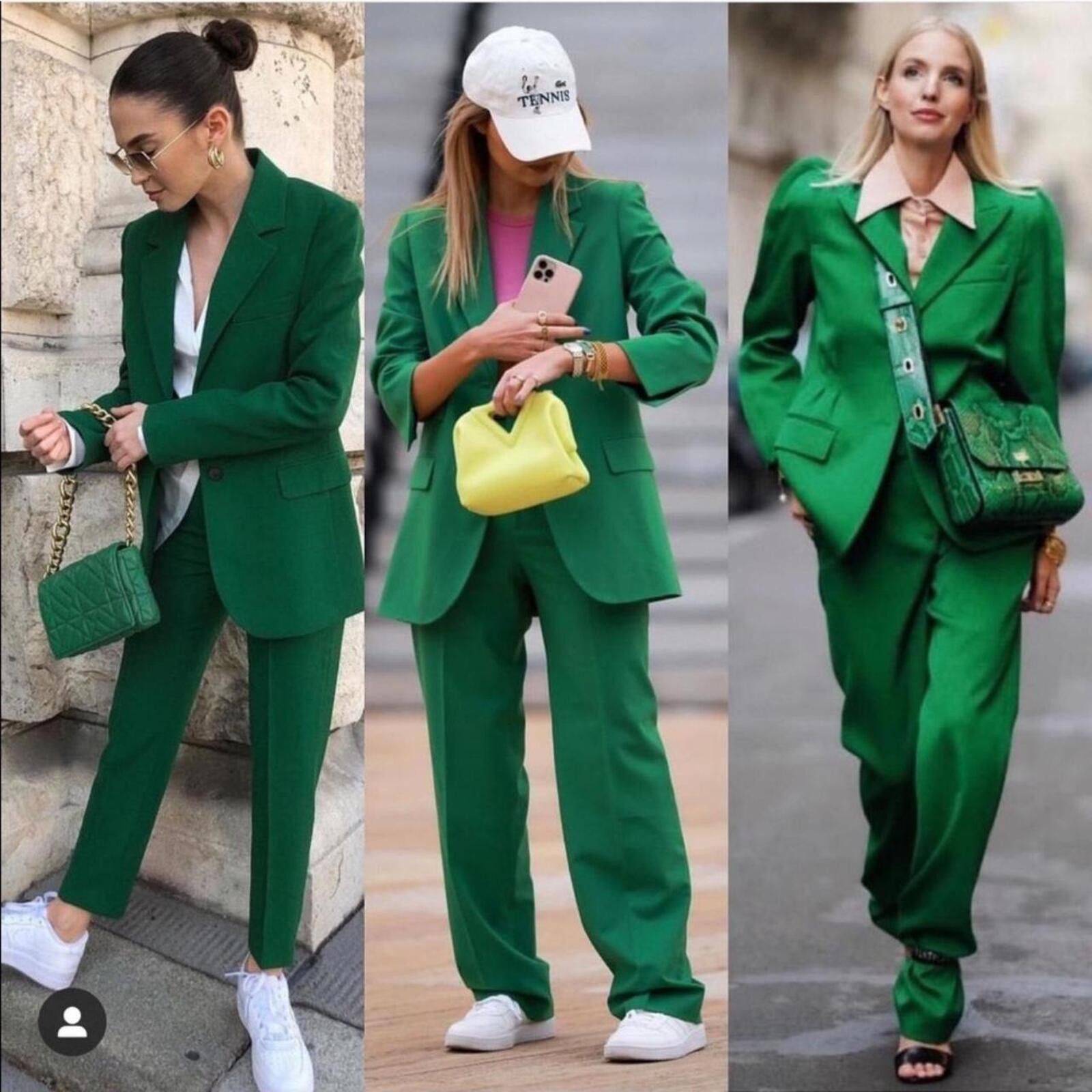 Zara Zara trendy green suit trousers pants Size 36" / US 14 / IT 50 - 3 Thumbnail