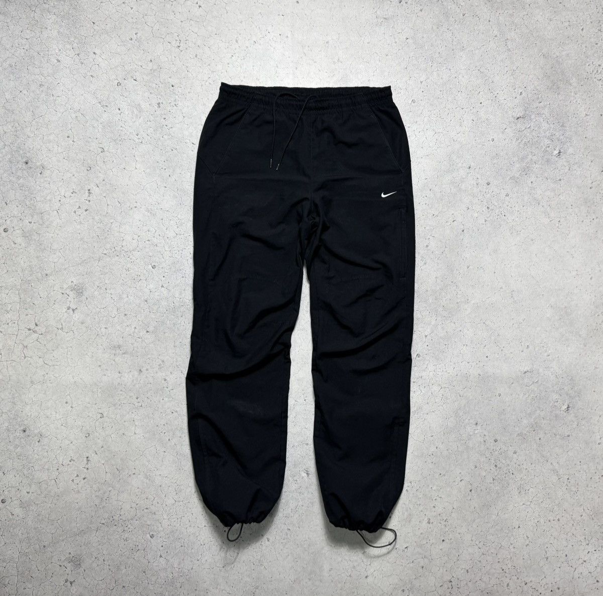 Nike Nike Vintage Baggy Track Pants Swoosh Drill Y2K Black Size US 30 / EU 46 - 1 Thumbnail