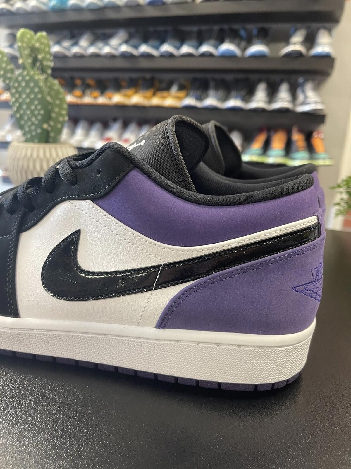 Jordan Brand Size 13 - Nike Air Jordan 1 Low Court Purple 553558-125 Size US 13 / EU 46 - 5 Thumbnail