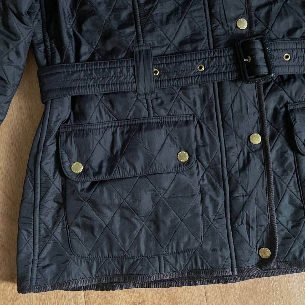 Barbour × Vintage Women’s Quilted Bomber Jacket Barbour International Size 12 Size XL / US 12-14 / IT 48-50 - 3 Thumbnail