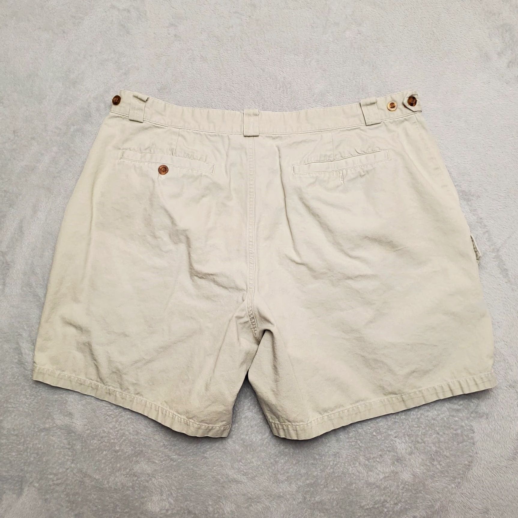 Vintage Columbia Shorts Mens 40 Beige Flat Front Cargo Khaki Outdoors Hiking Casual Size US 40 / EU 56 - 3 Thumbnail