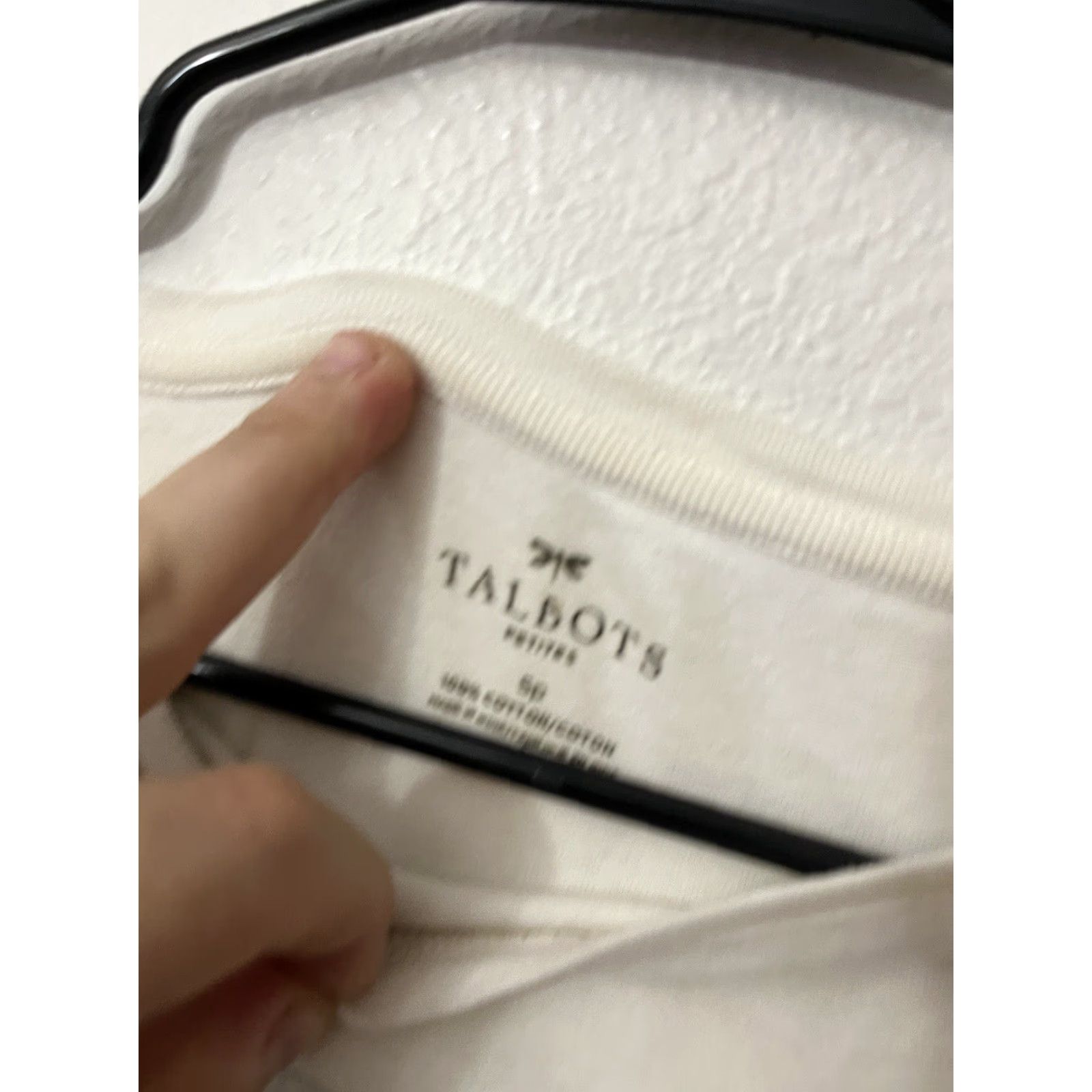 Talbots Talbots VINTAGE Petites Crewneck T-Shirt Black/White Stripe 3/4 Sleeve Embellished Rhinestone Womens Size S / US 4 / IT 40 - 2 Thumbnail