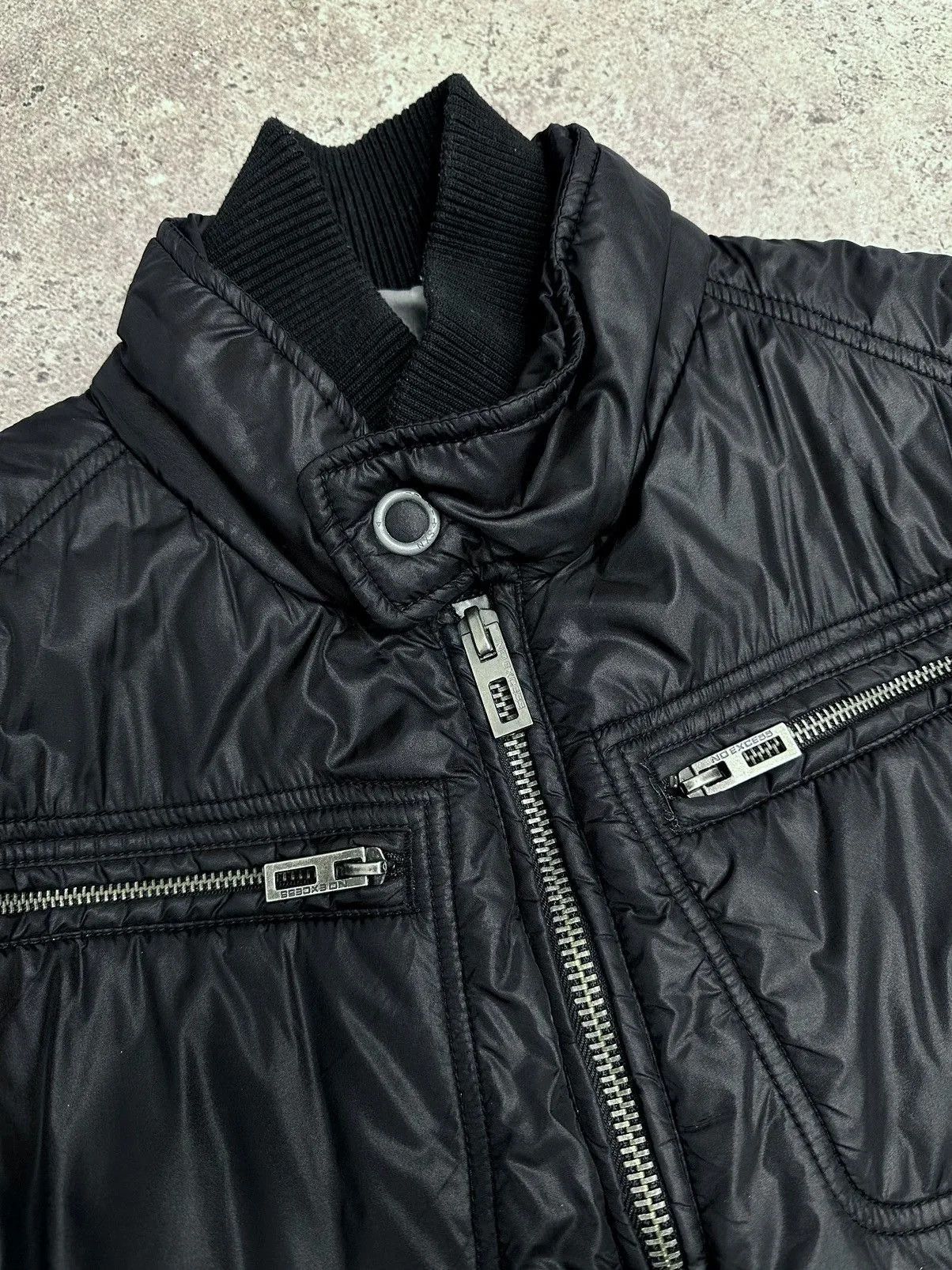 Diesel Vintage Jacket Metal Zip Military Avant Garde Style Y2K Size US M / EU 48-50 / 2 - 9 Thumbnail